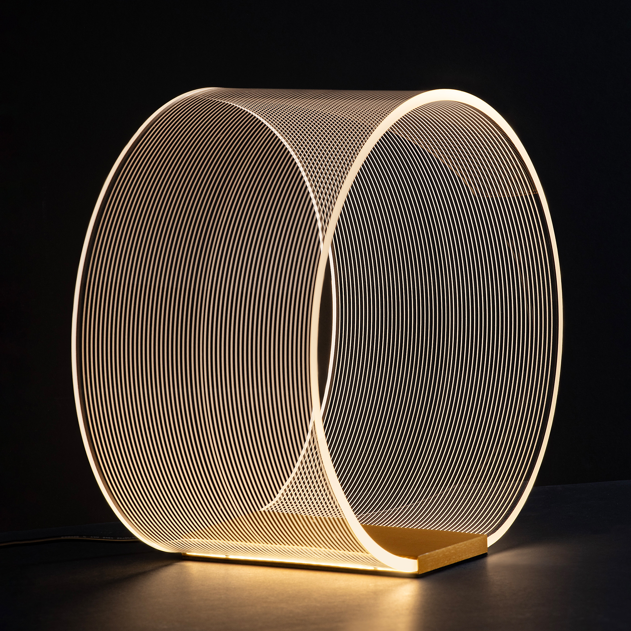 Valentin Typ A Tischleuchte Acrylglas Gold