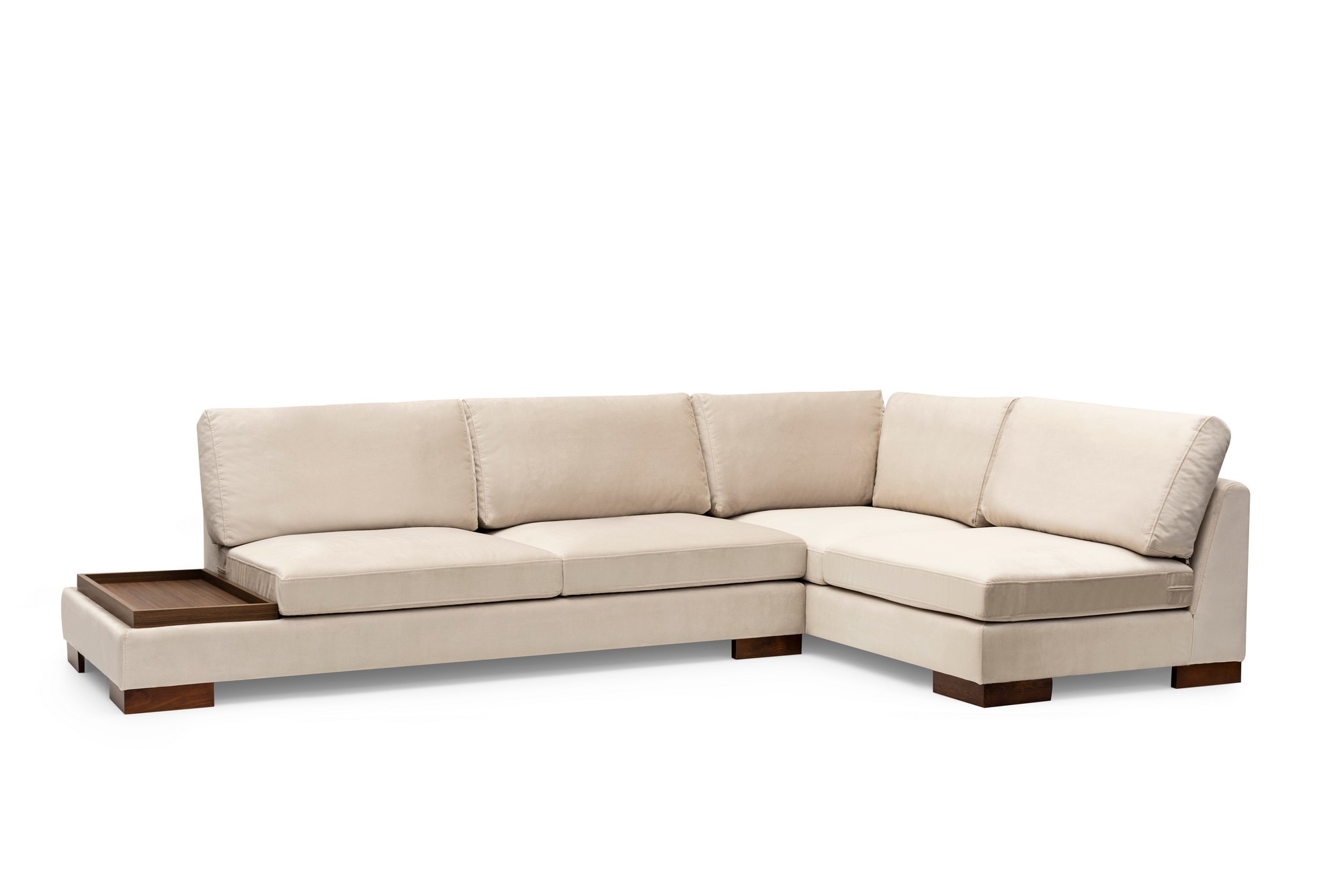 Tulip Ecksofa Rechts Beige