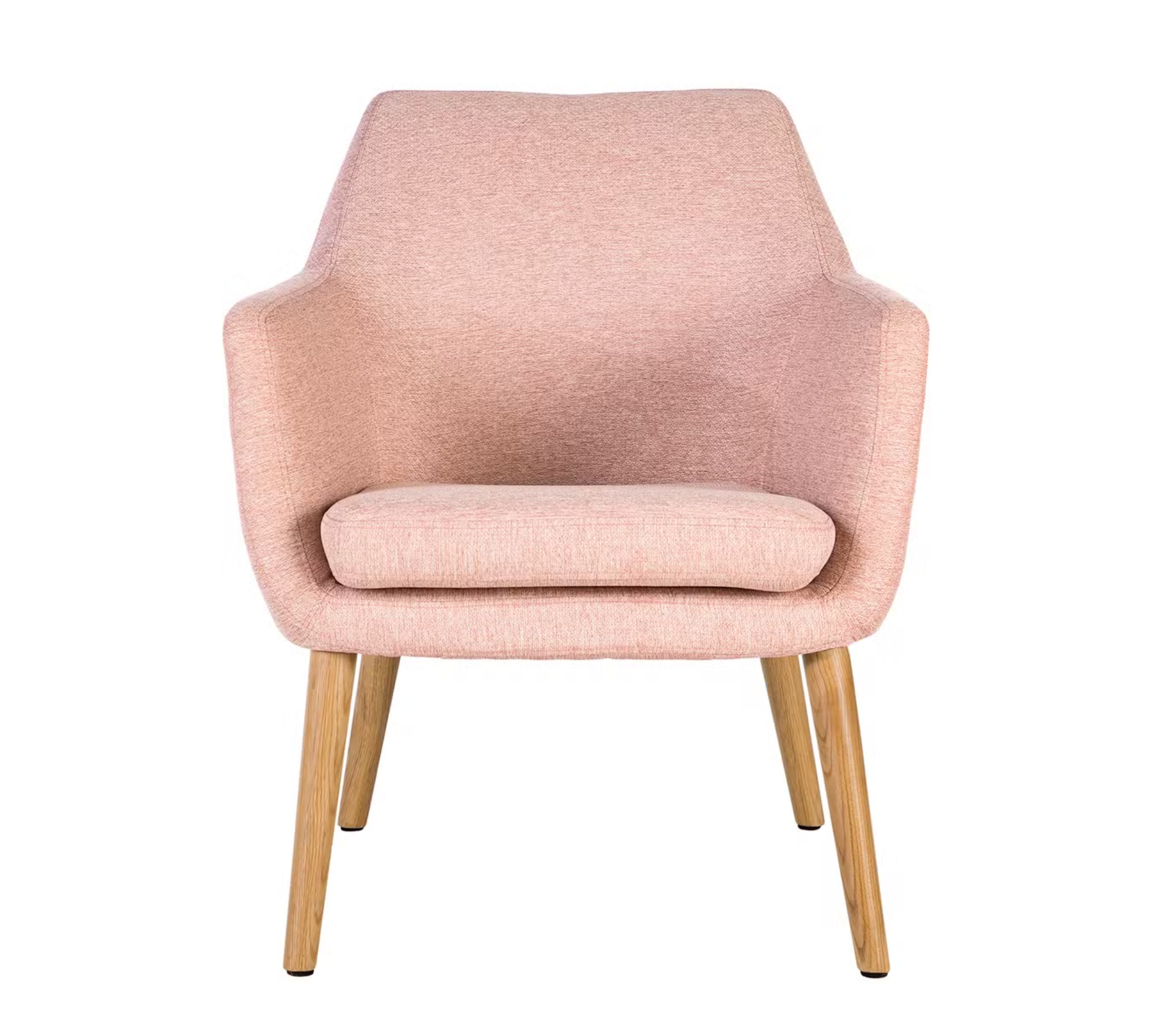 Loungesessel Webstoff Stefka Rosa