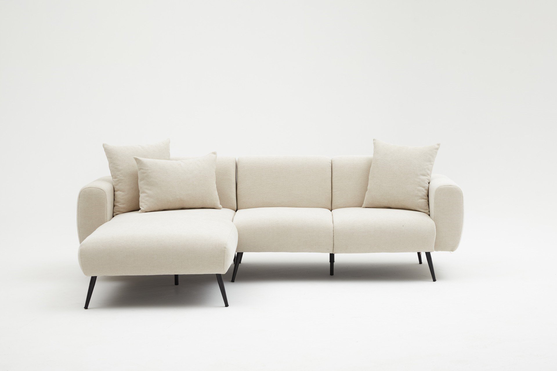 Side Sofa Récamiere Links Creme