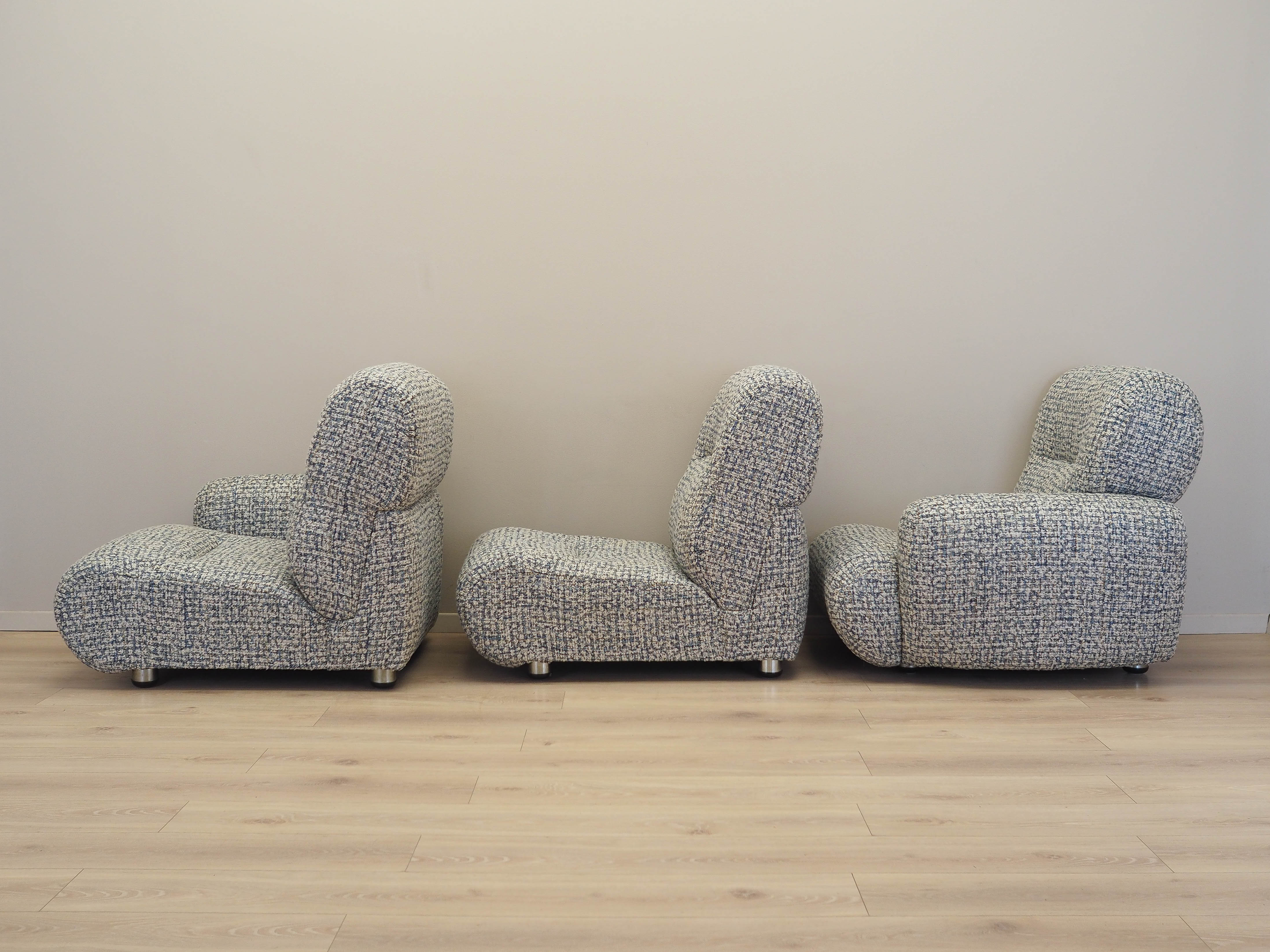 Modulares Sofa 3-teilig 1960er Jahre 