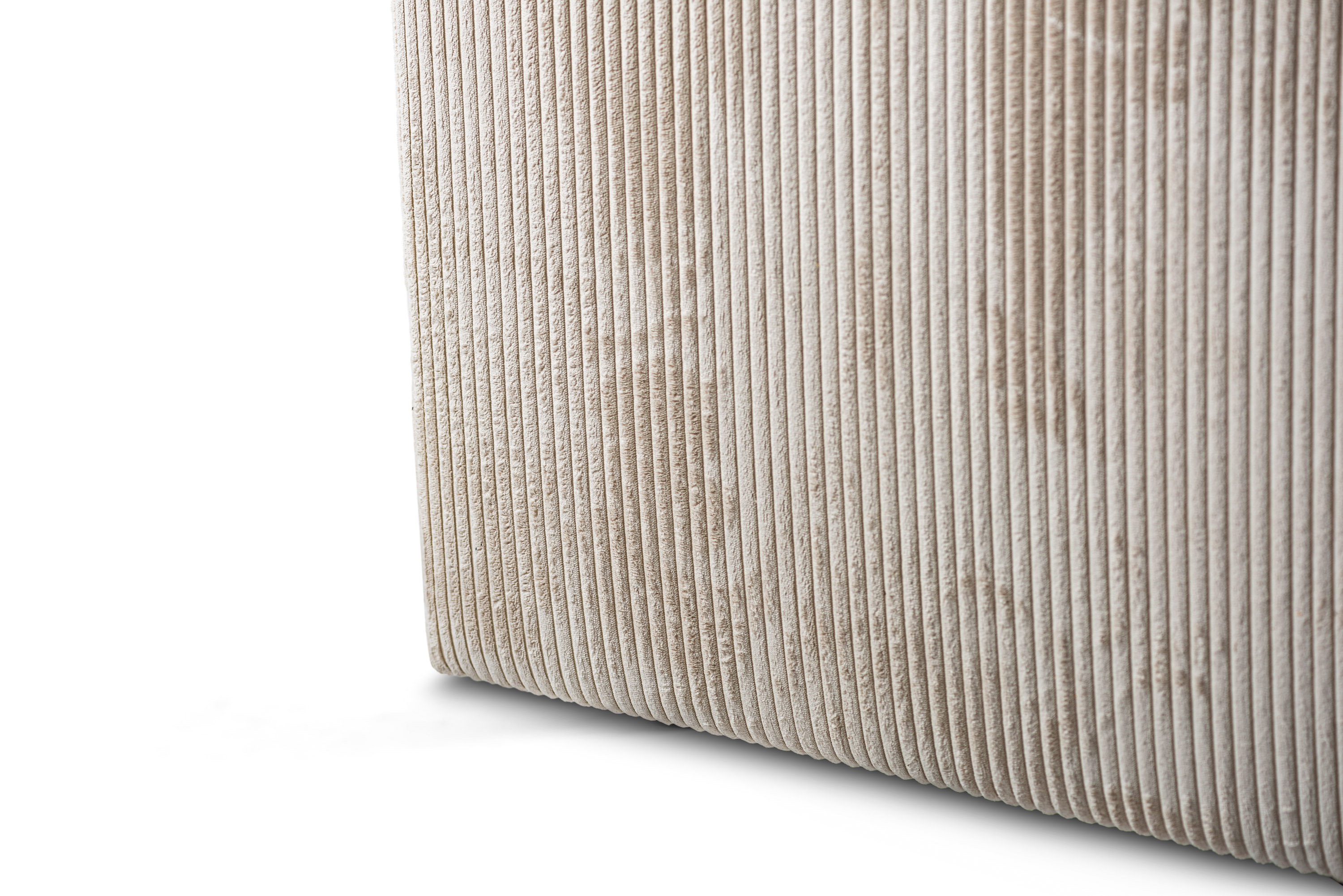 Sofa 3-Seater Right Left Beige