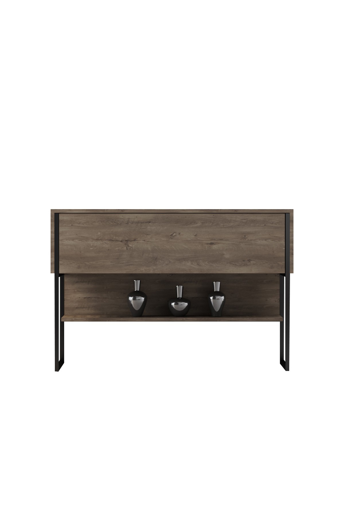 Luxury sideboard, black wood veneer