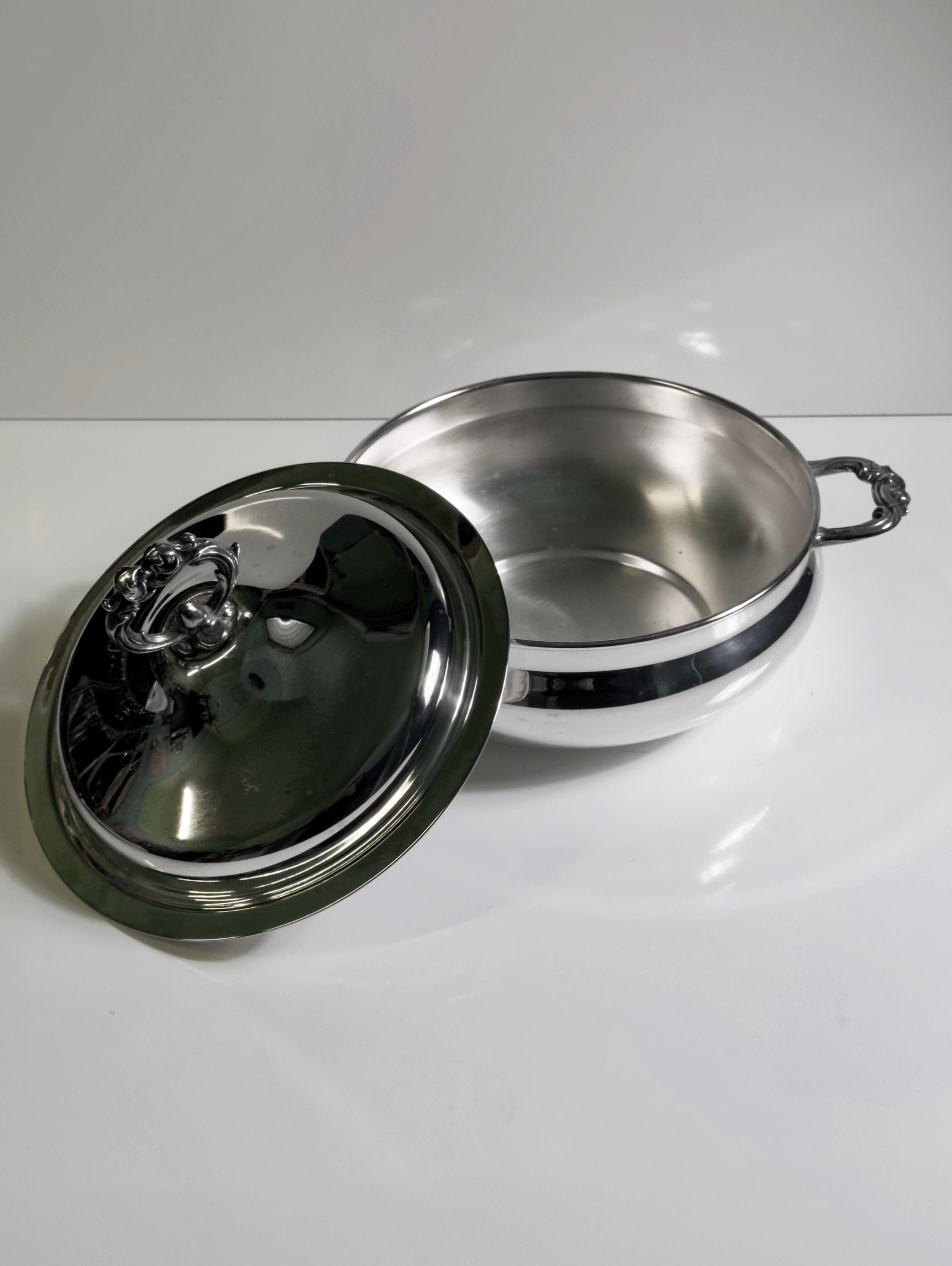 Vintage Versilberte Schale Silber 1970er Jahre