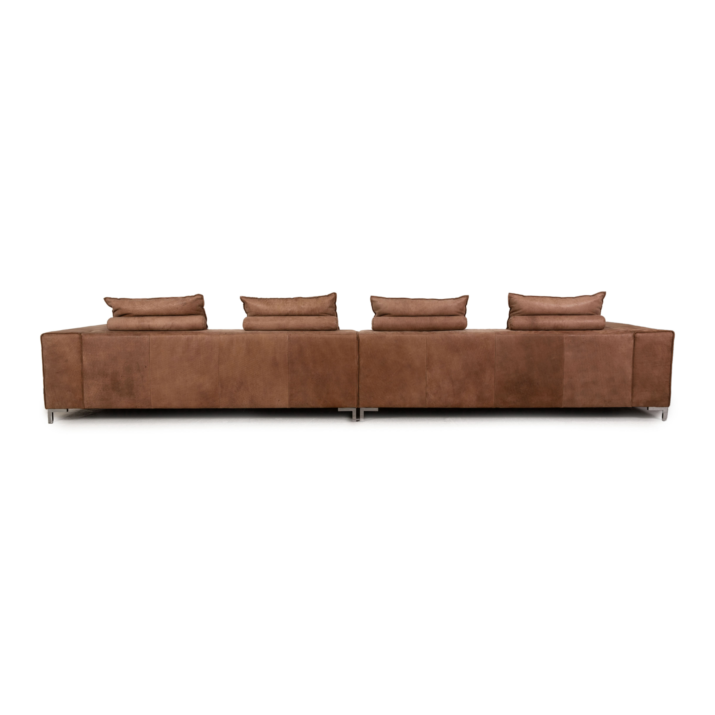 Maine Sofa 4-Sitzer by Machalke Leder Cognac