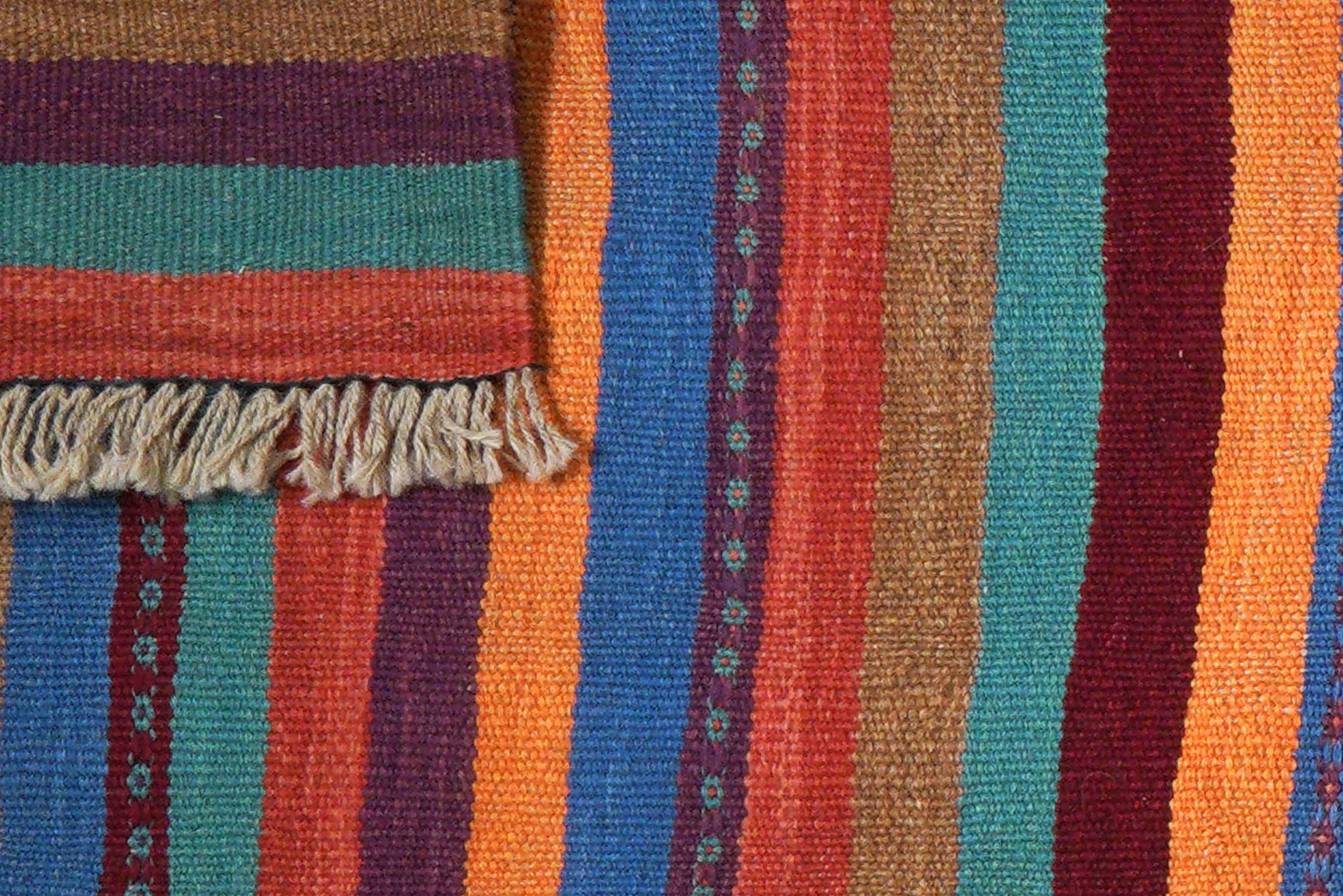 Kilim Gashgai Teppich Mehrfarbig
