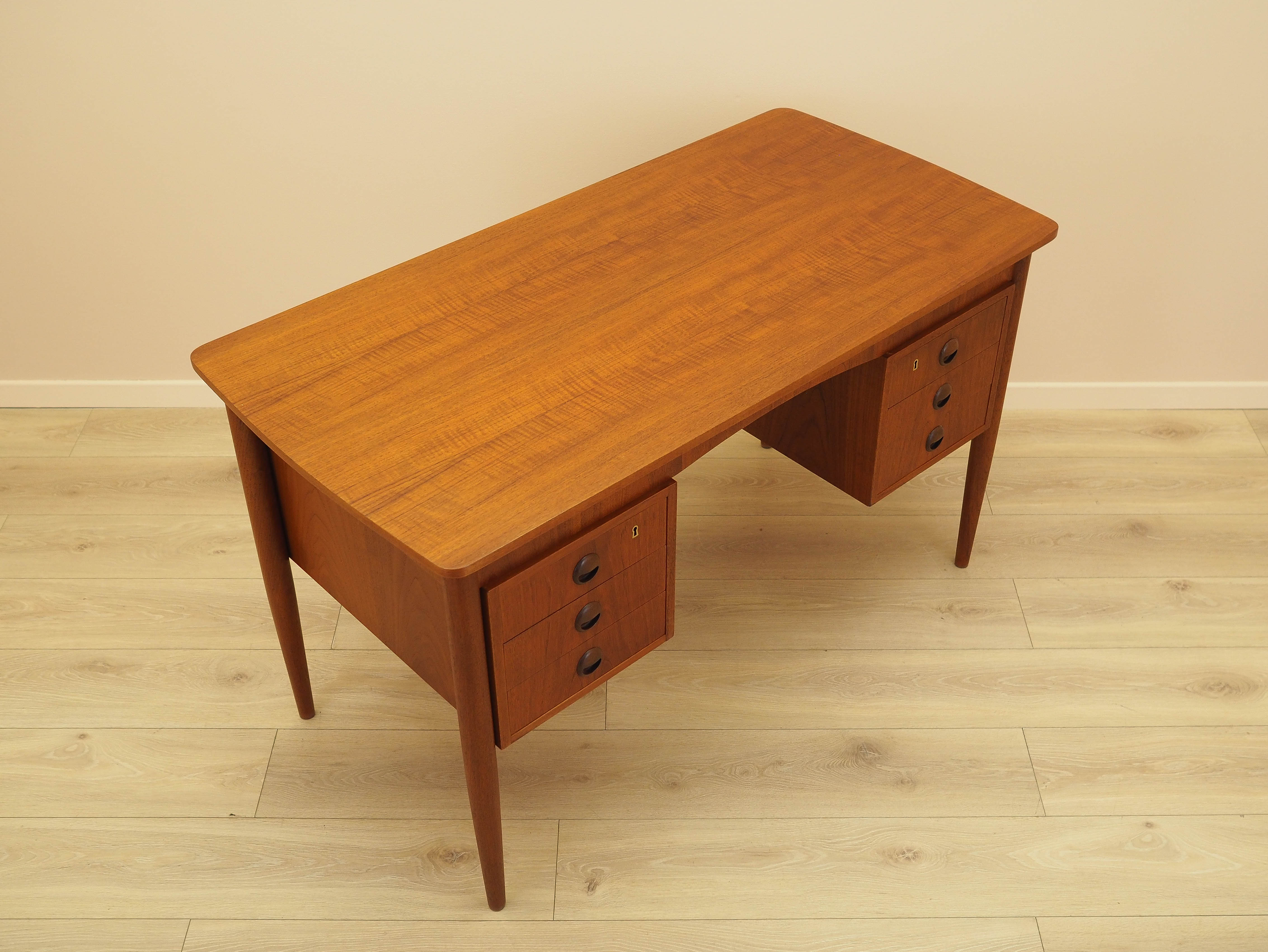 Teak-Schreibtisch 1970er Jahre