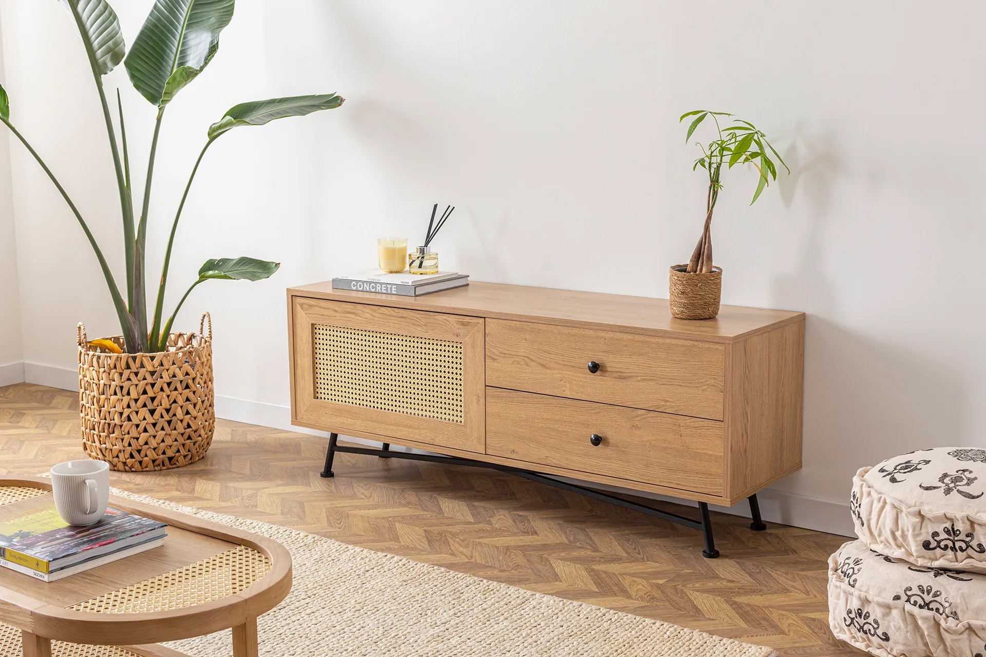Nala 140 TV-Ständer Braun