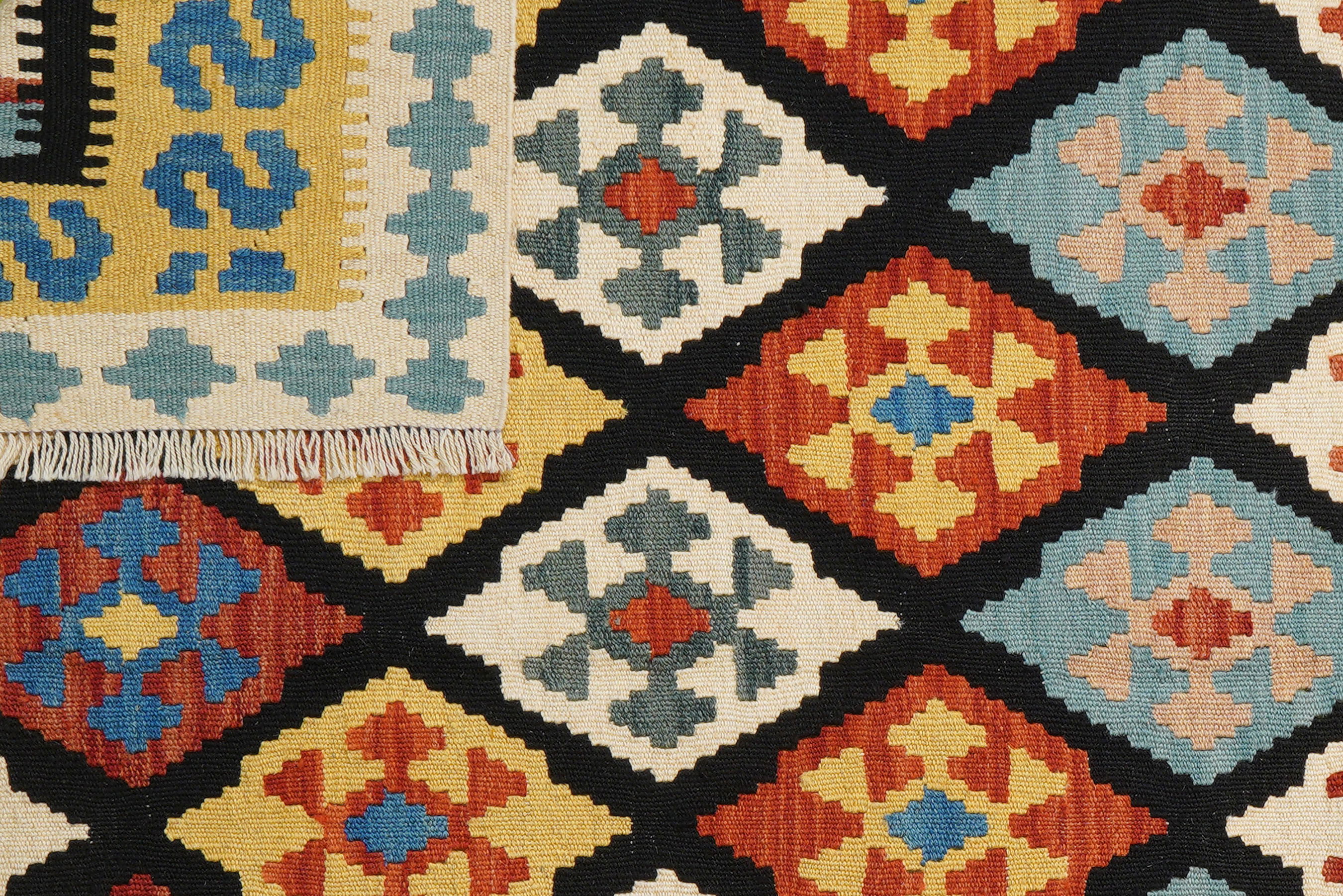 Kelim Gashgai Wool Multicolored