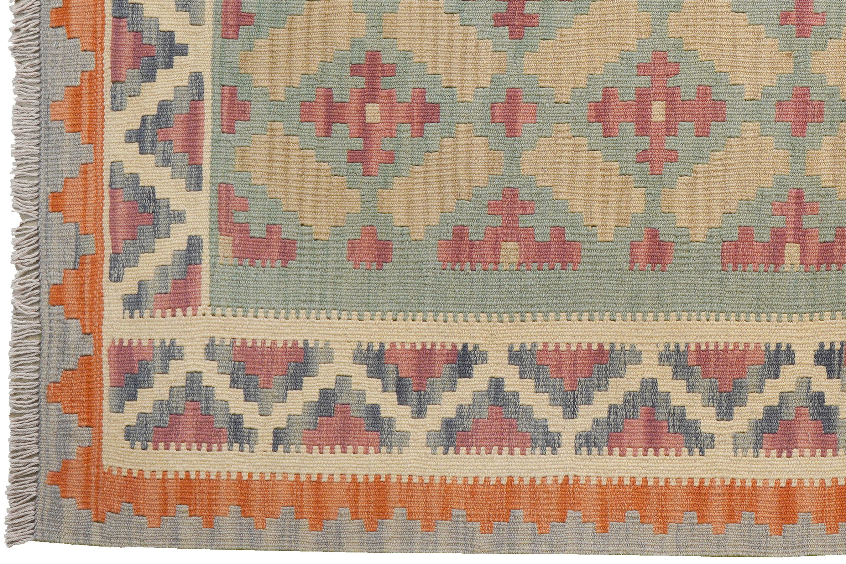 Kelim Gashgai Wool Multicolored