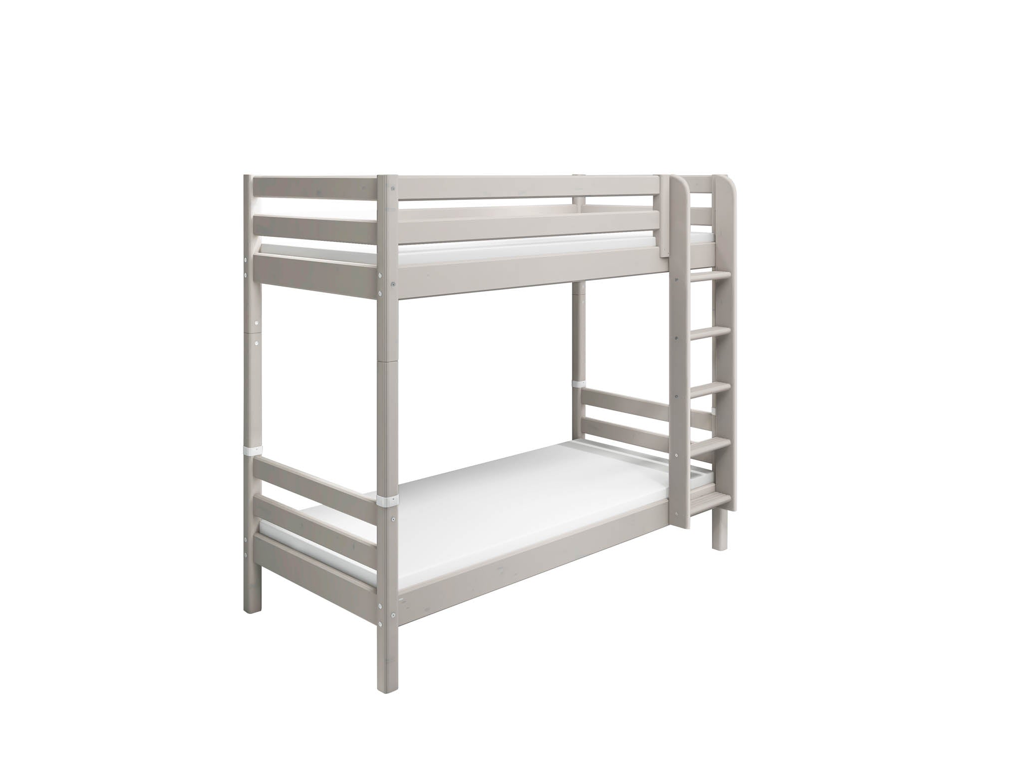 Etagenbett Leiter Holz Grau