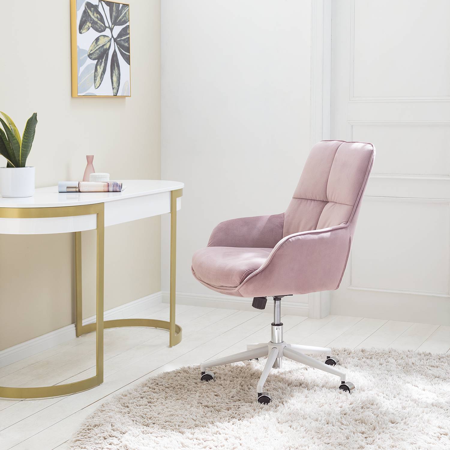 Stody II Office Chair Light Pink