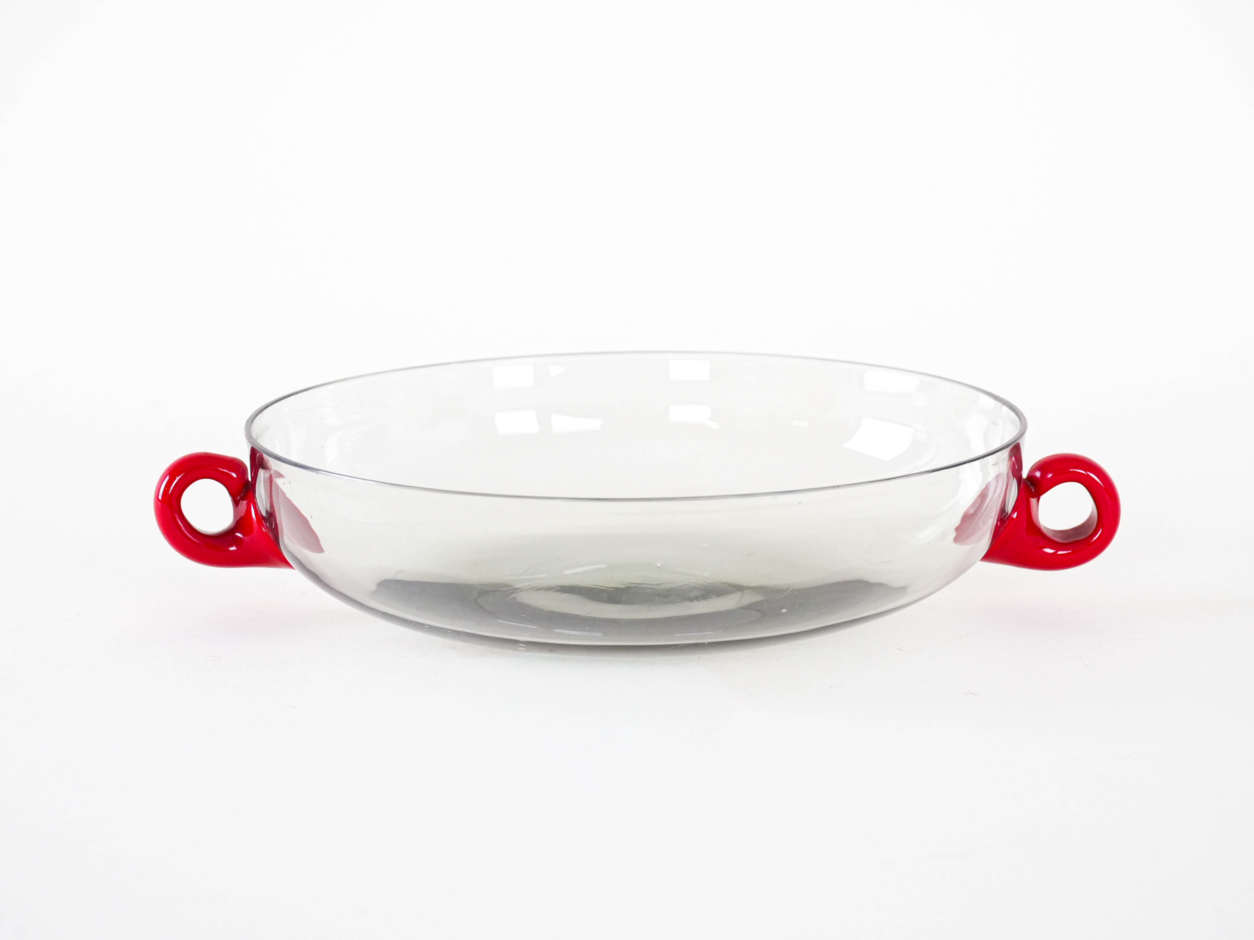 Glasschale Transparent 1970er Jahre