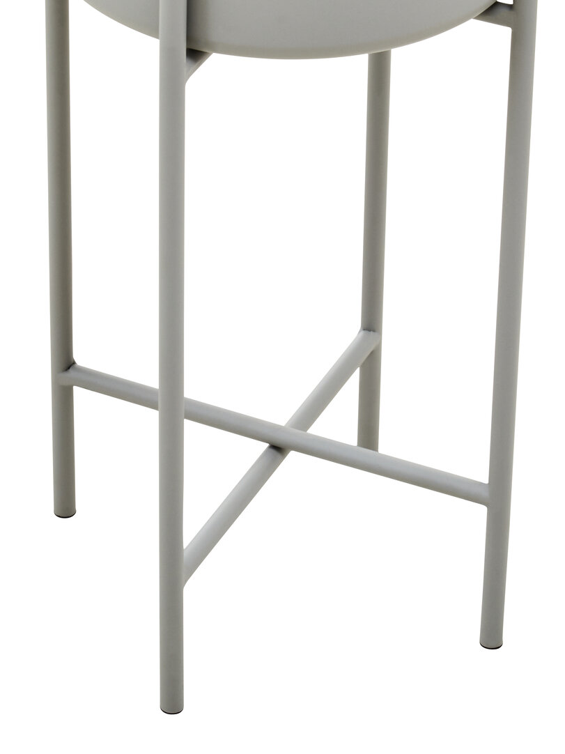 Trosa Großer Standblumenkübel Grau