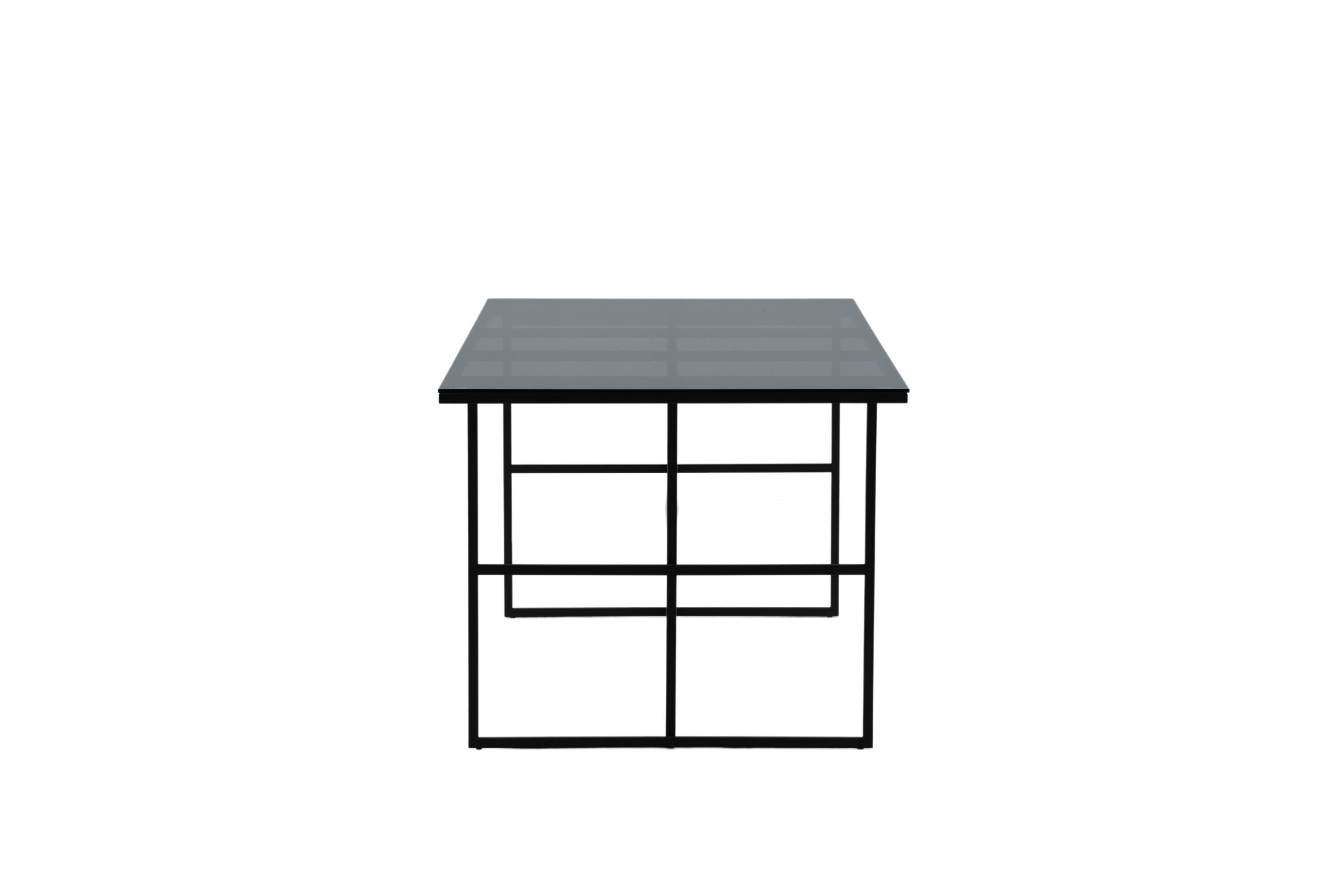 Leif Dining Table Black Smoked Glass