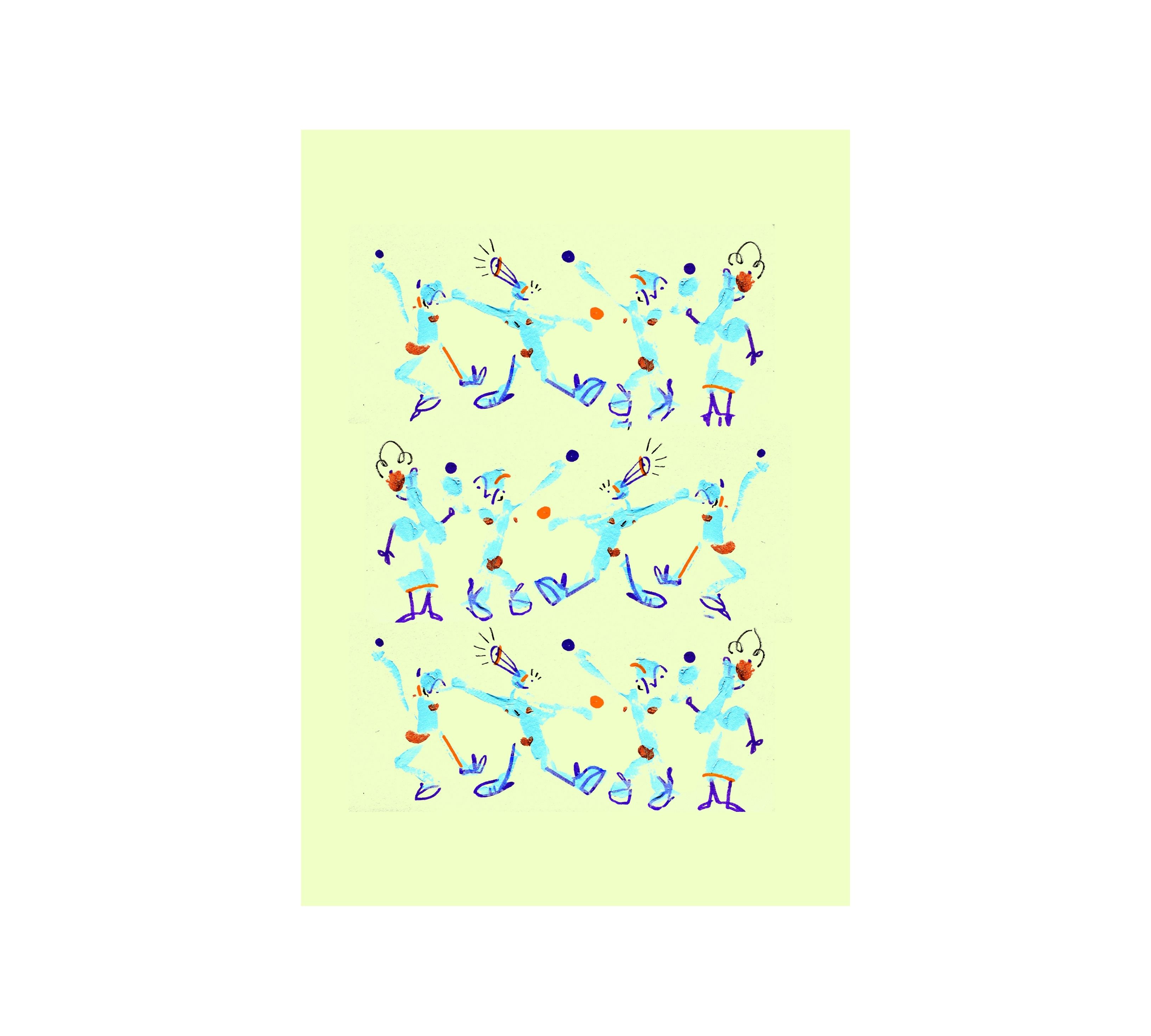Multitude Art Print Multicolored