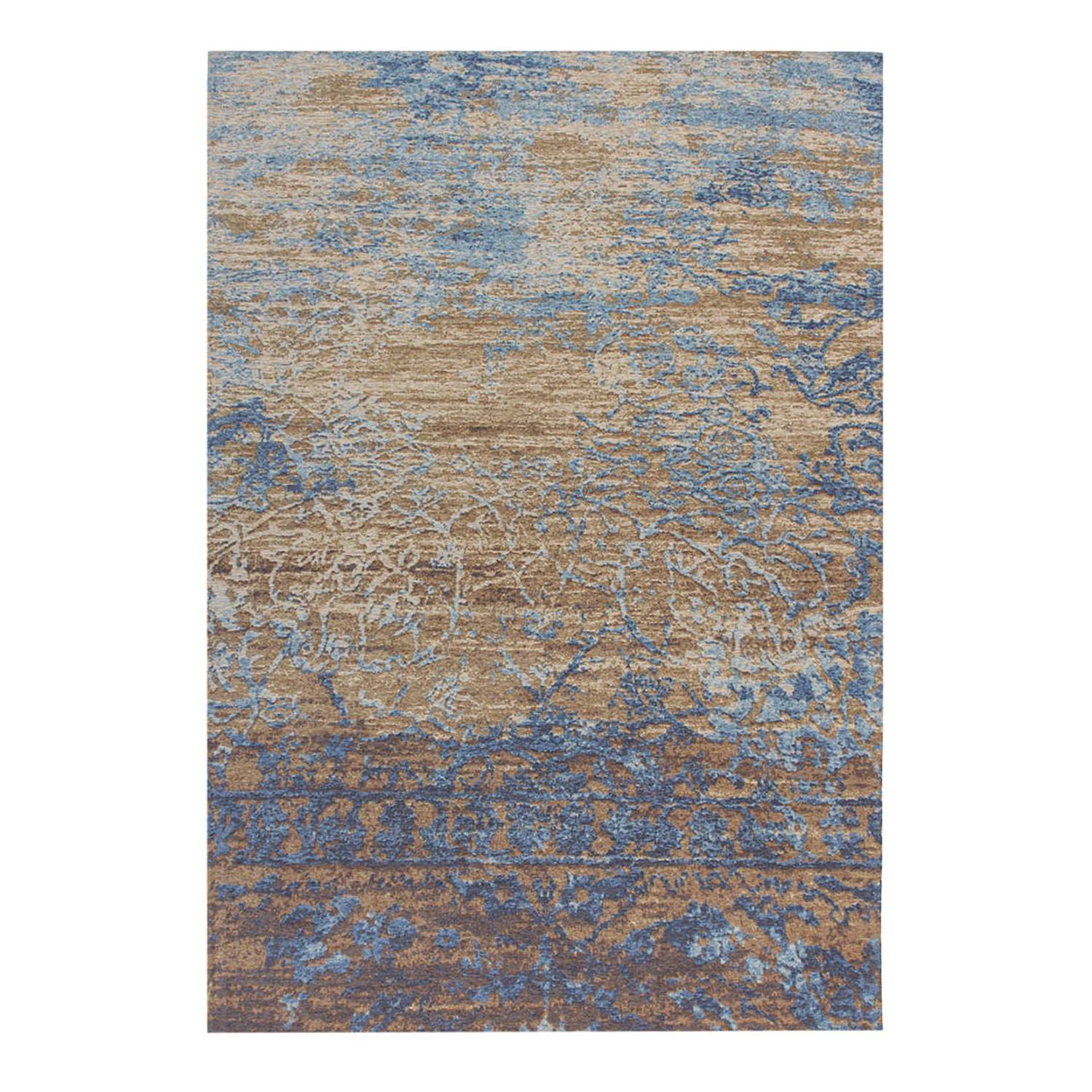 Kurzflorteppich Blaze II Blau Beige