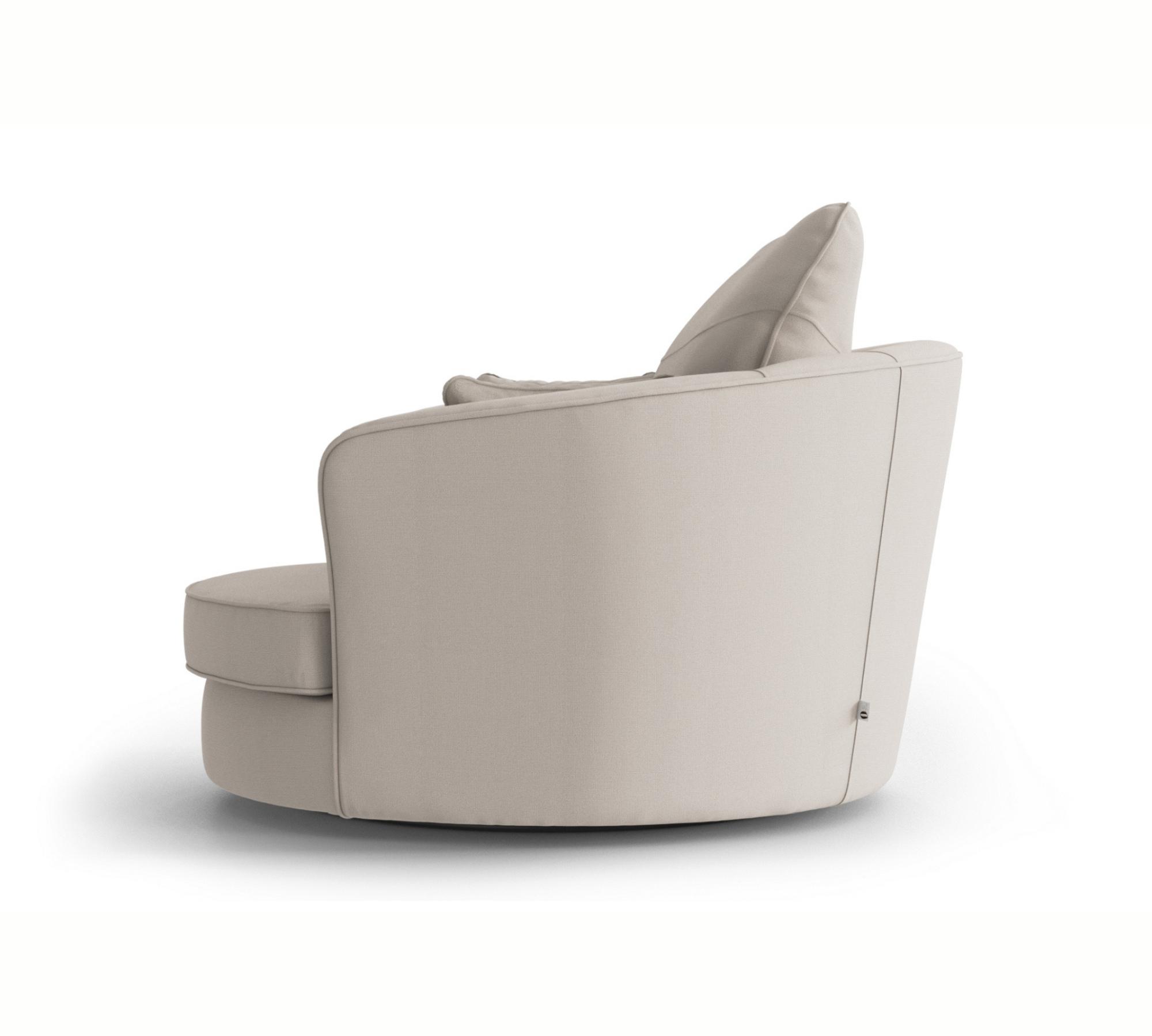 Drehbarer Sessel Vendôme helles Beige