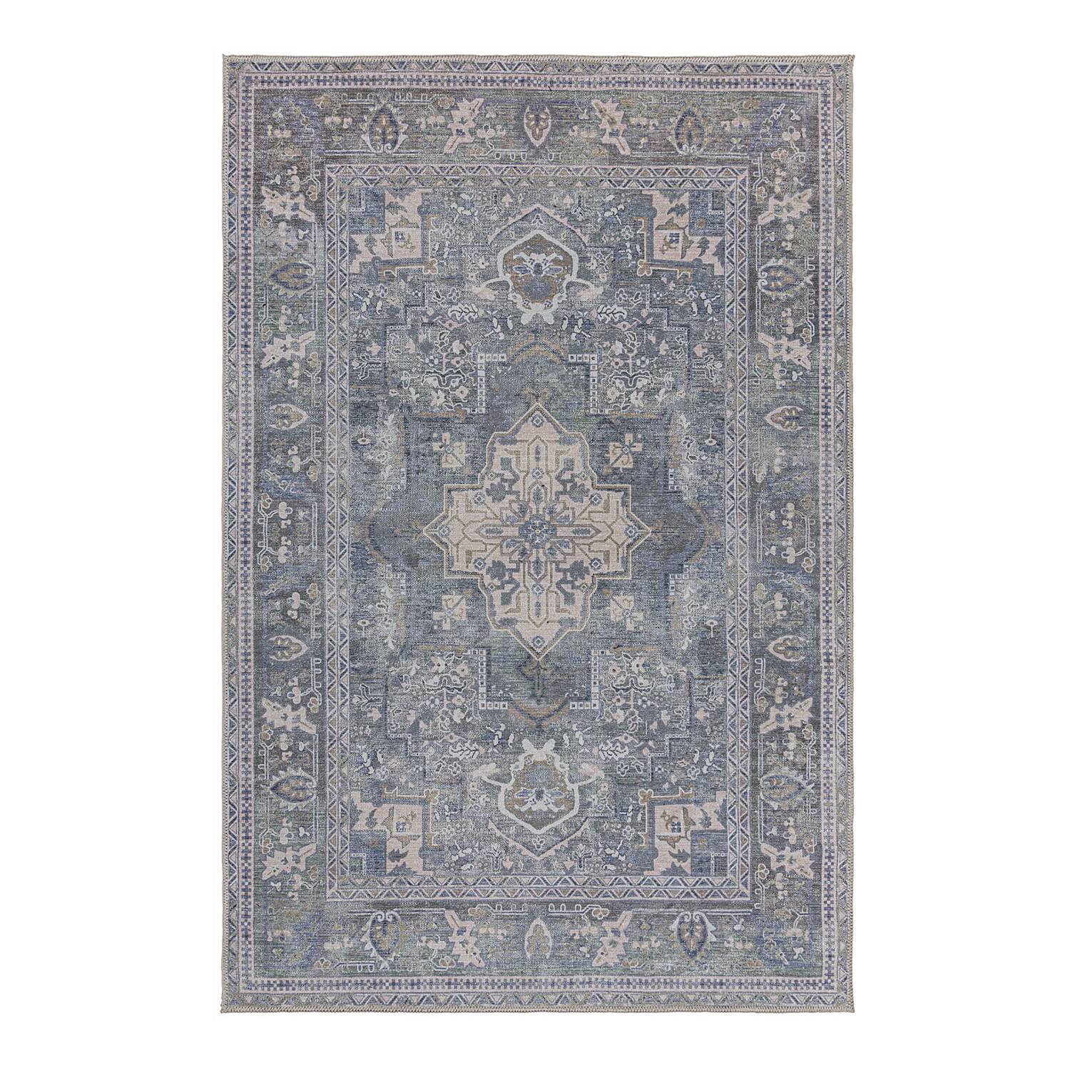 Windsor Traditional Kurzflorteppich Mintgrün 80 x 150 cm