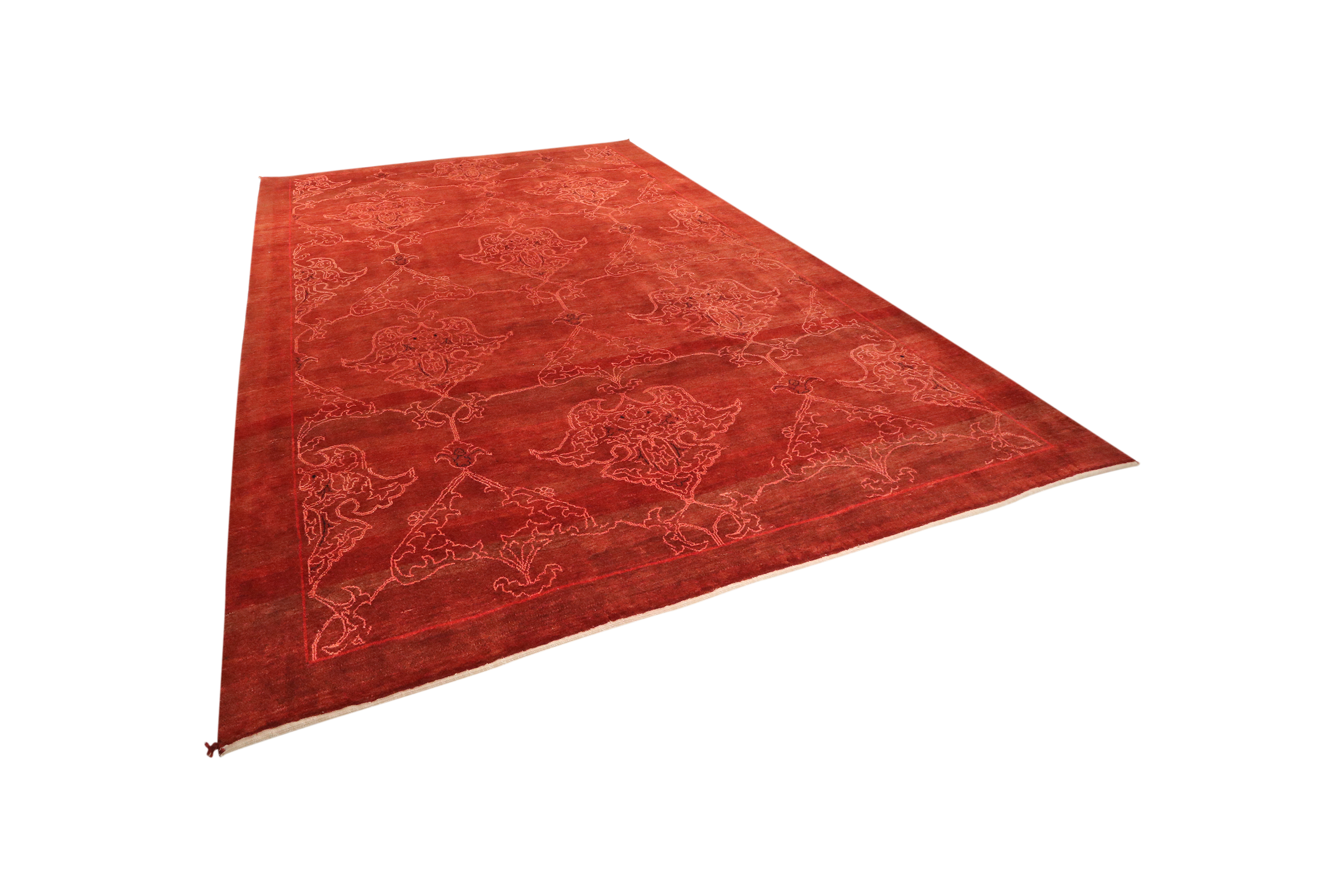 Rizbaf Gabbeh-Teppich Wolle Rot