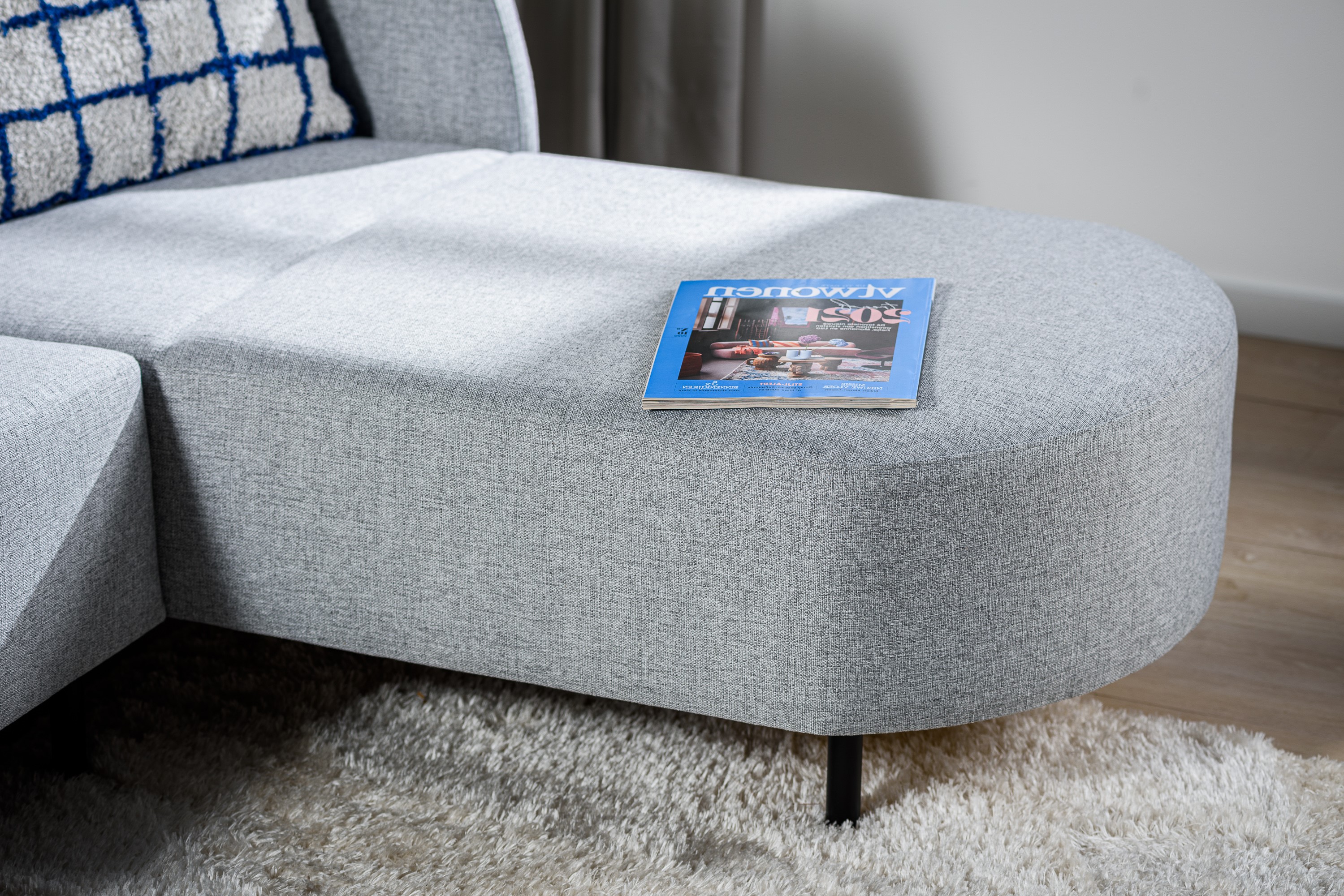 Sofa 3-Seater Chaise Longue Left Right Urban U311 Grey