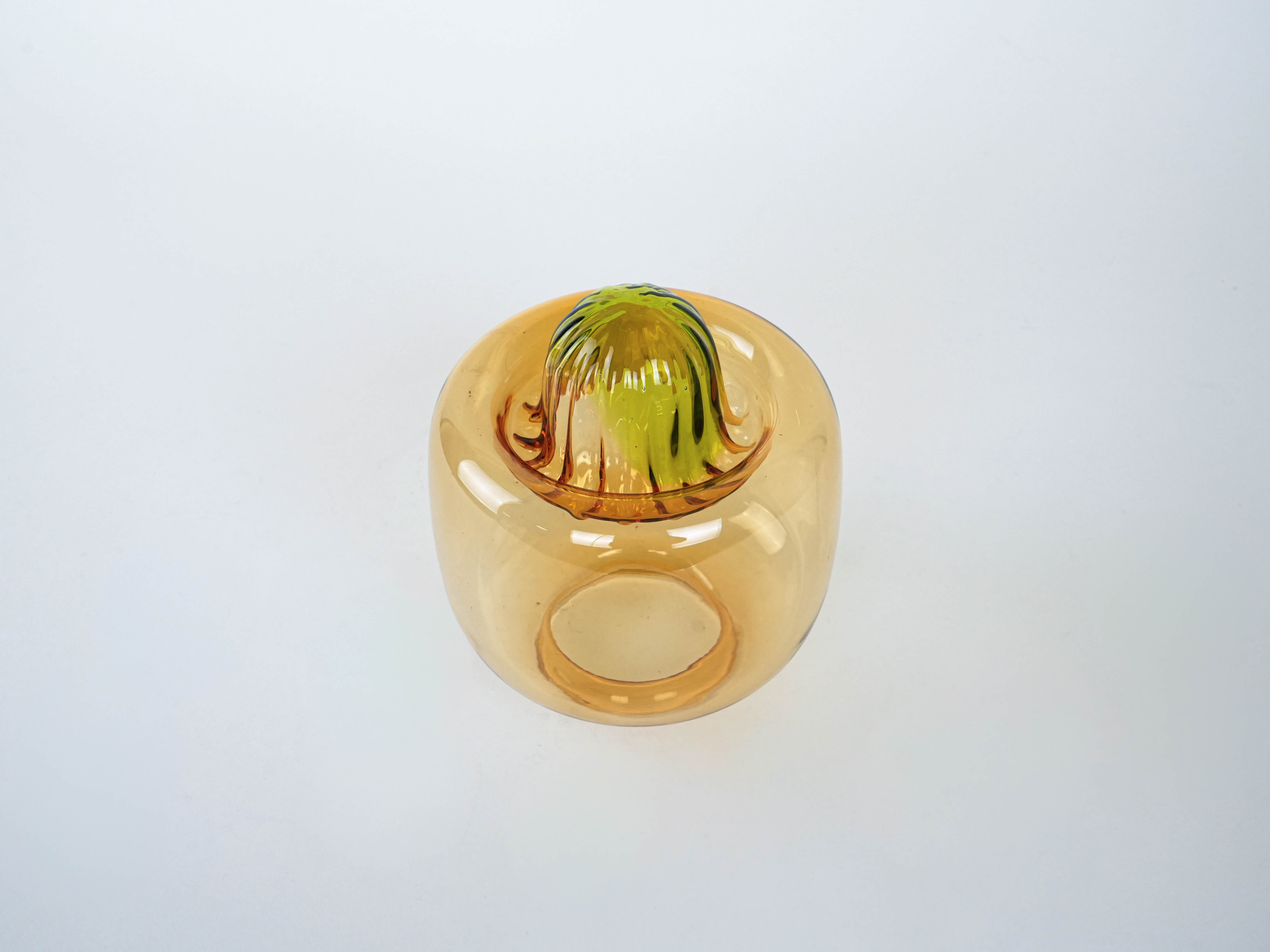 Glass table decoration 1970s