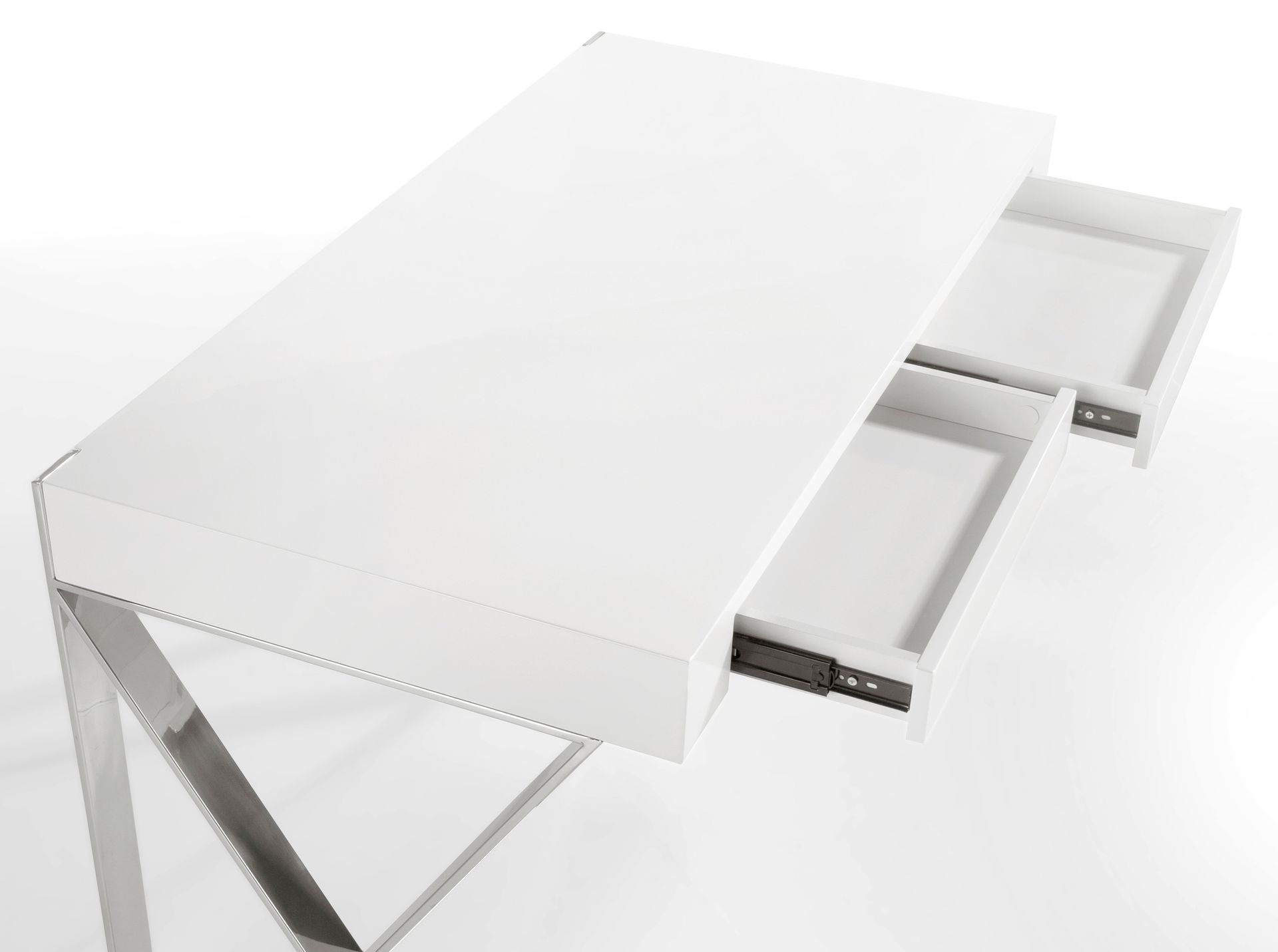 3014 Desk Steel White