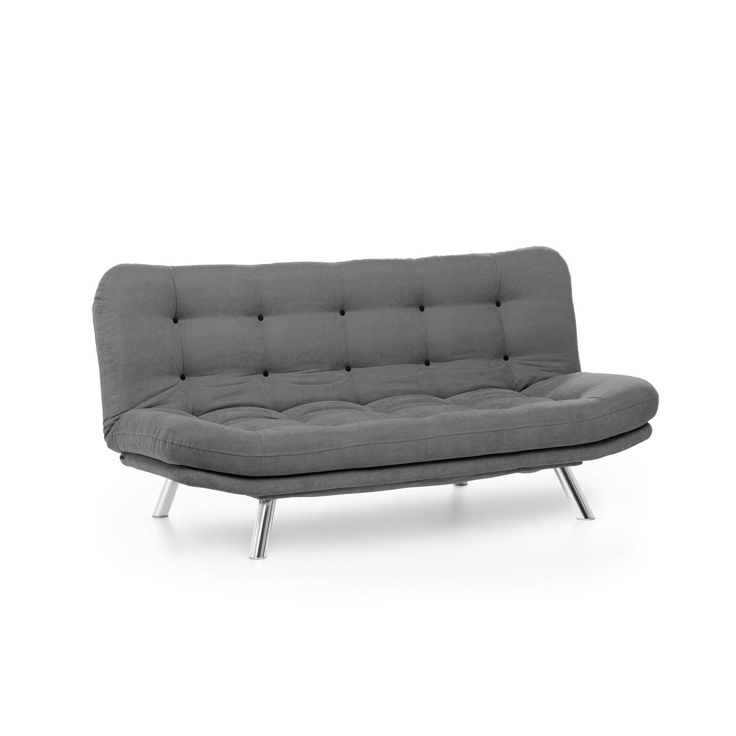 Misa Schlafsofa 3-Sitzer Grau