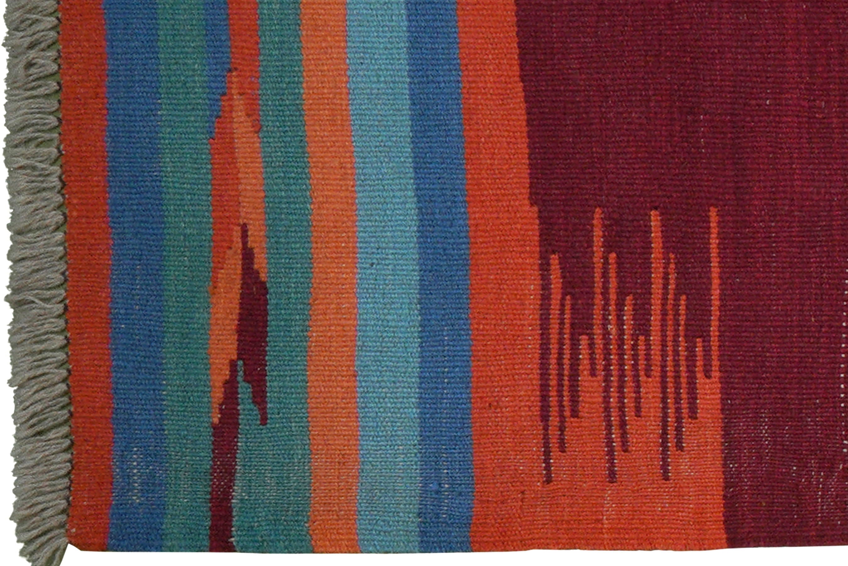Kelim Gashgai Carpet Wool Multicolored