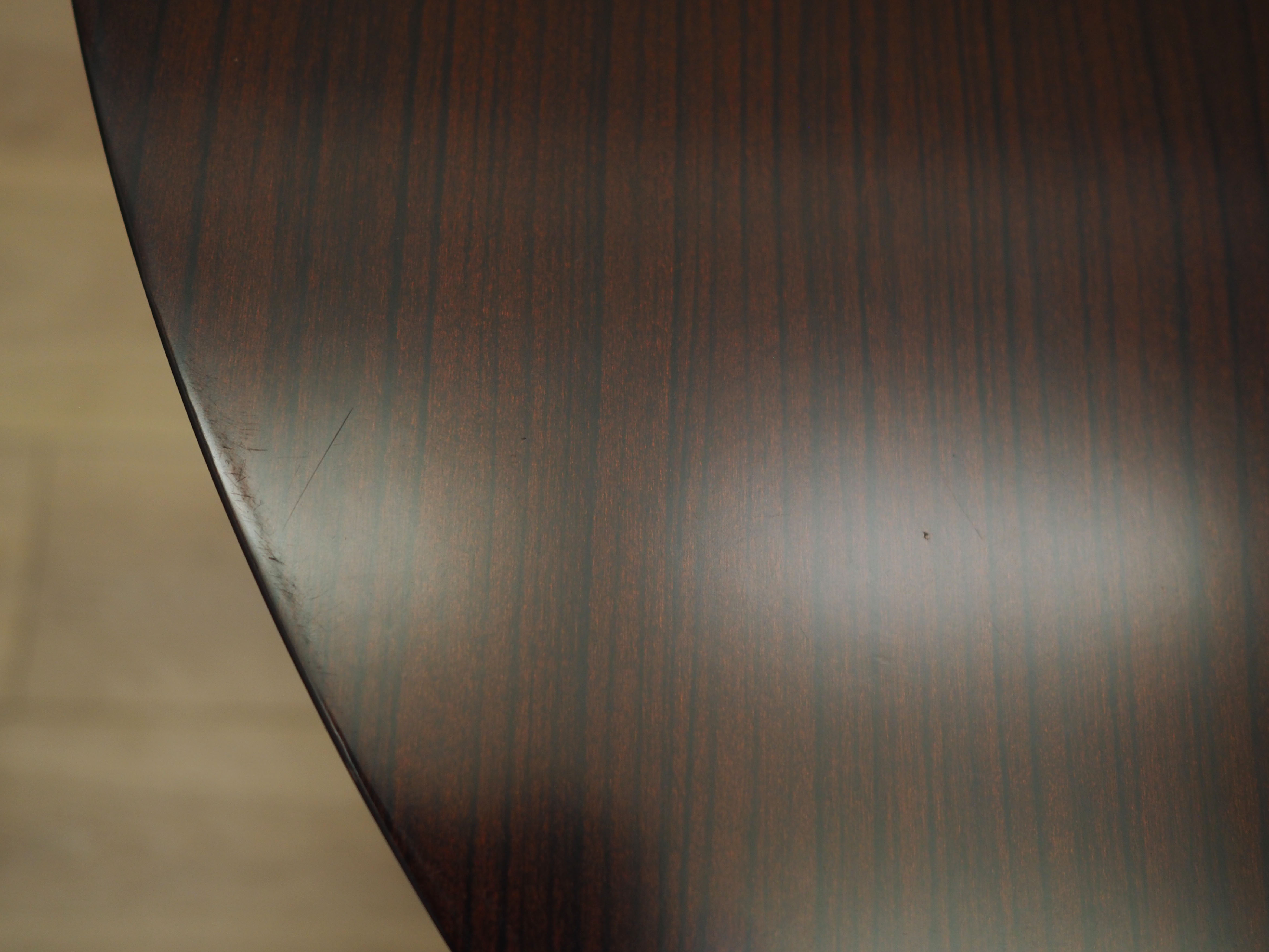 Runder Esstisch 1970er Jahre 121cm