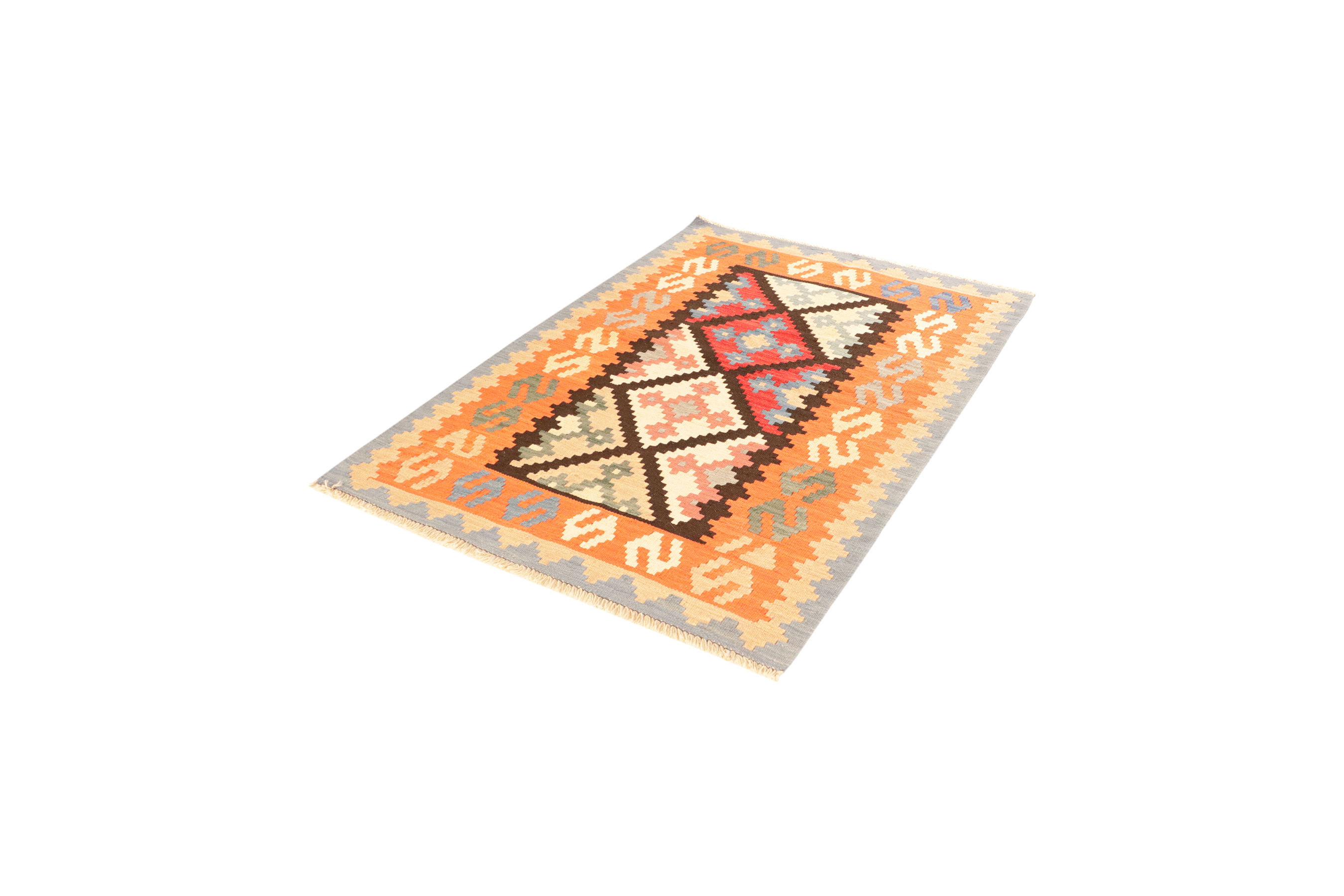 Kilim Gashgai Teppich Mehrfarbig