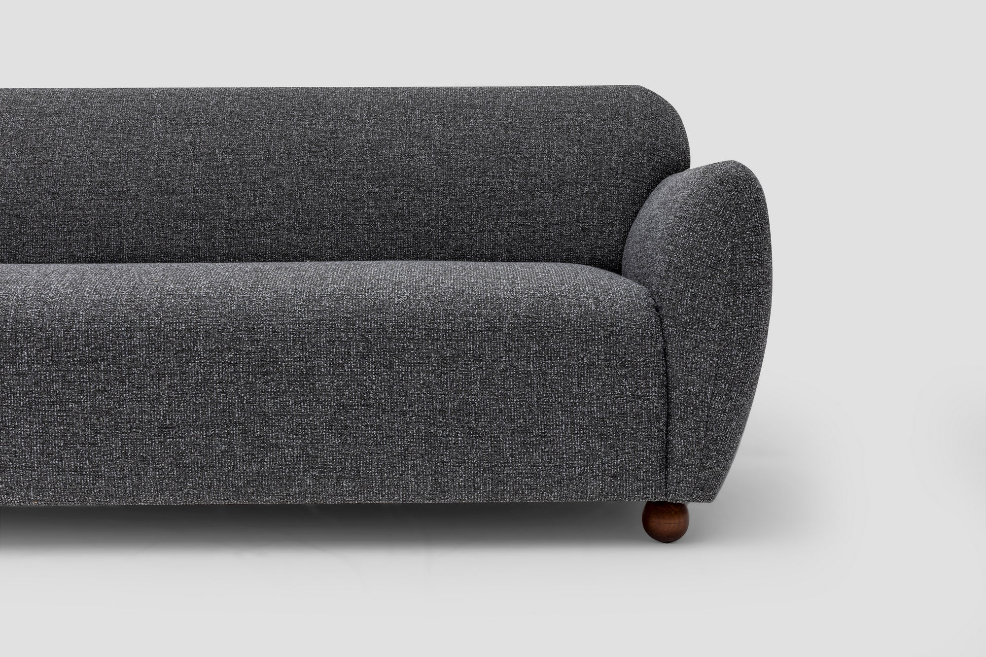 Eddy 2 Corner Sofa Dark Grey