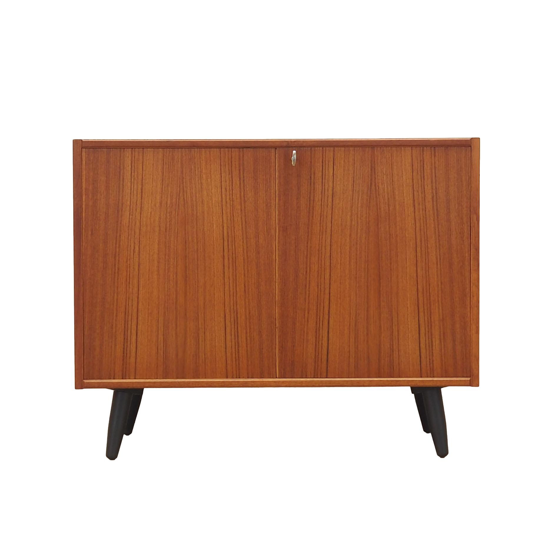 Vintage Schrank Teakholz Braun 1970er Jahre