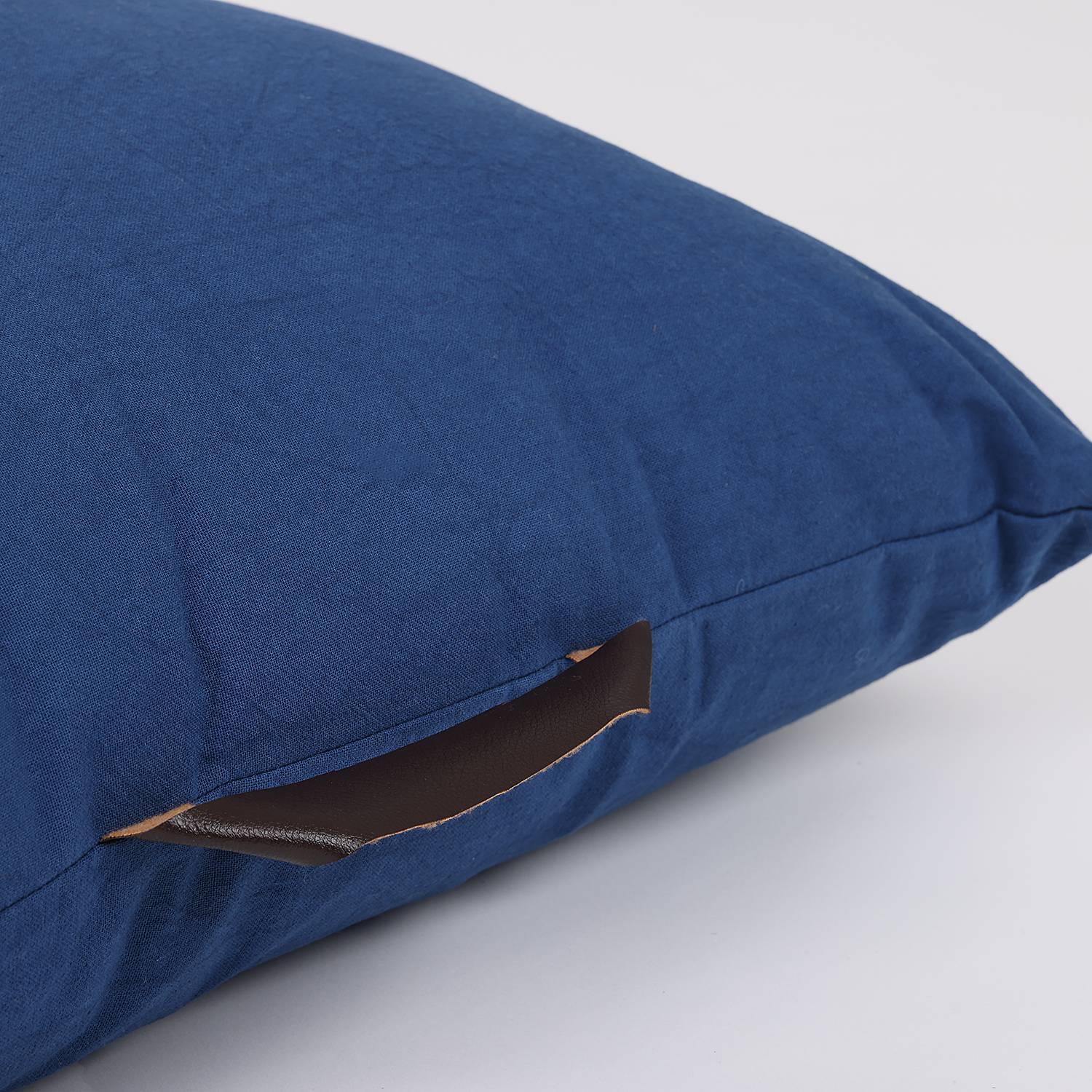 Bodenkissen Phoenix Baumwolle Dunkelblau