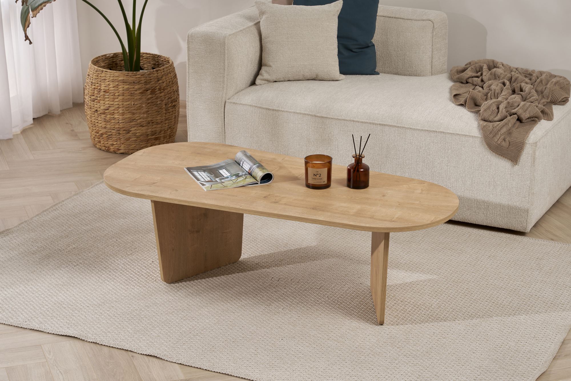 Ovalis Coffee Table Oak
