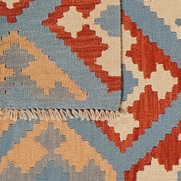 Kilim Gashgai Teppich Mehrfarbig