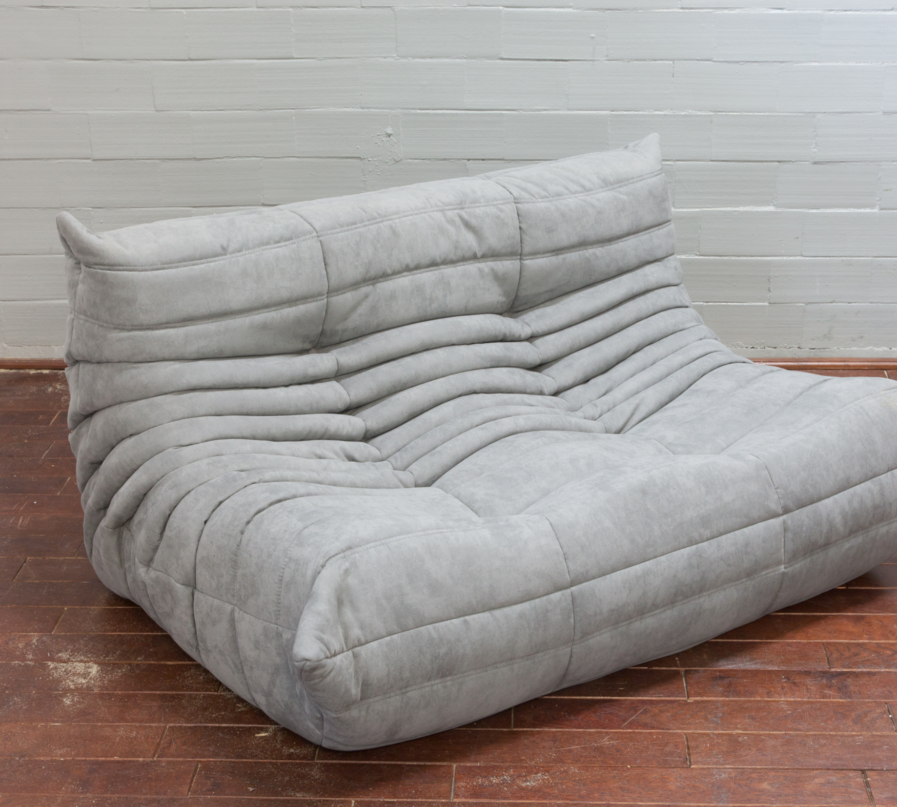 Togo Sofa 2-Sitzer Textil Hellgrau