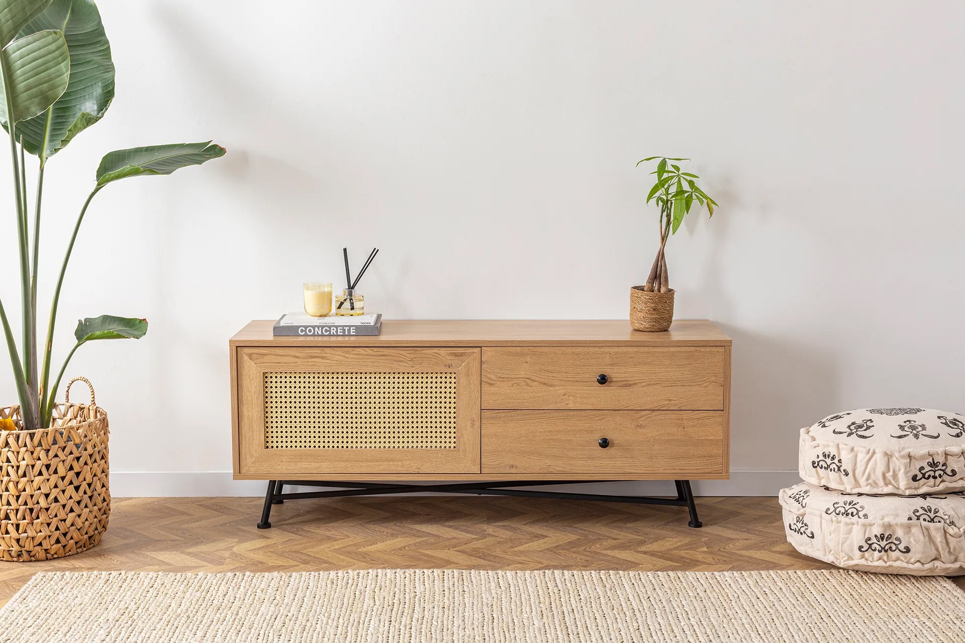 Nala 140 TV-Ständer Braun