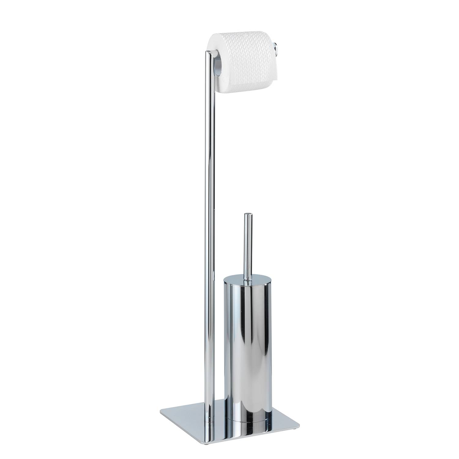 Recco Stand WC-Garnitur Stahl Chrom