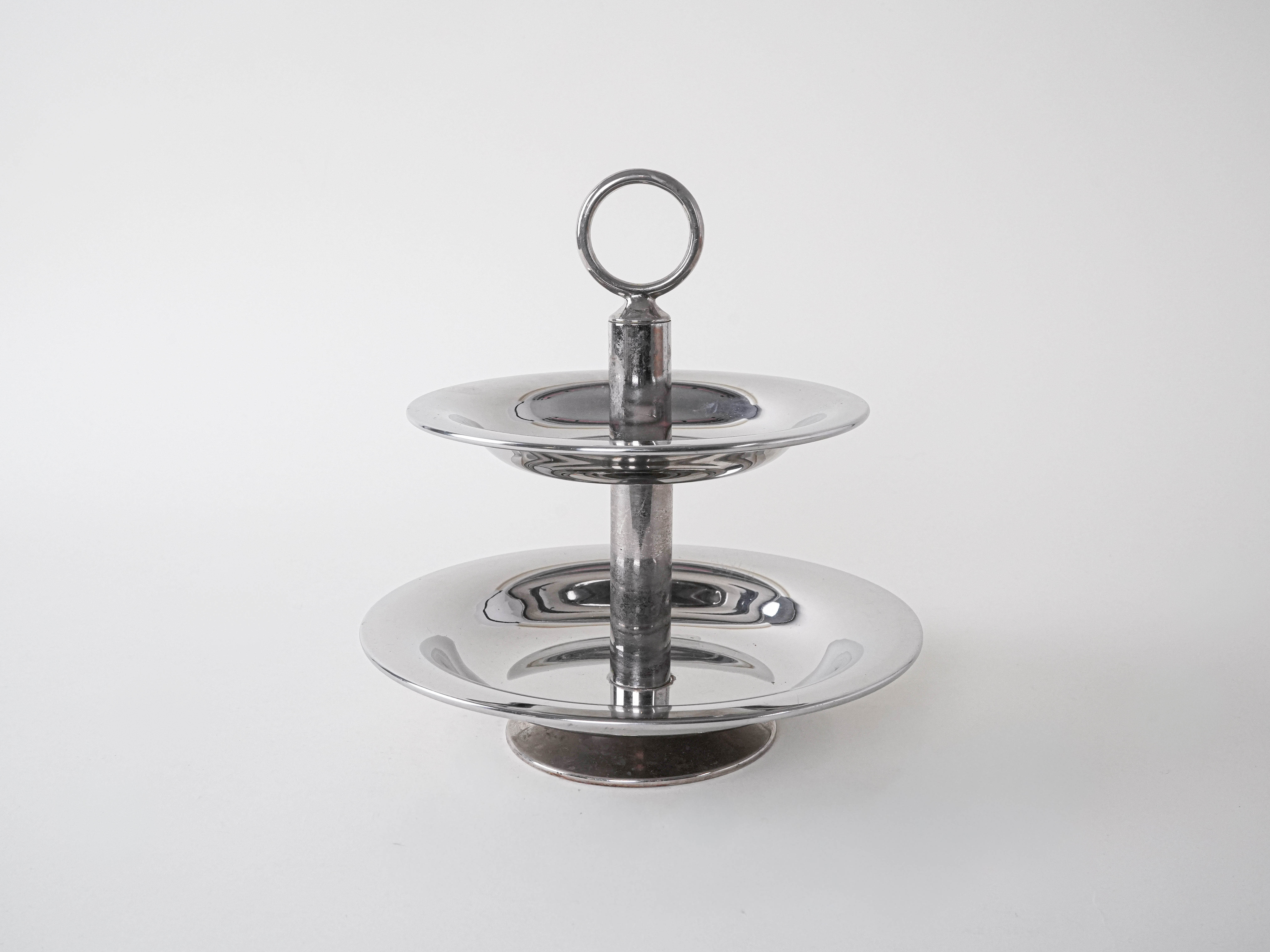 Two-tier Etagere Silver