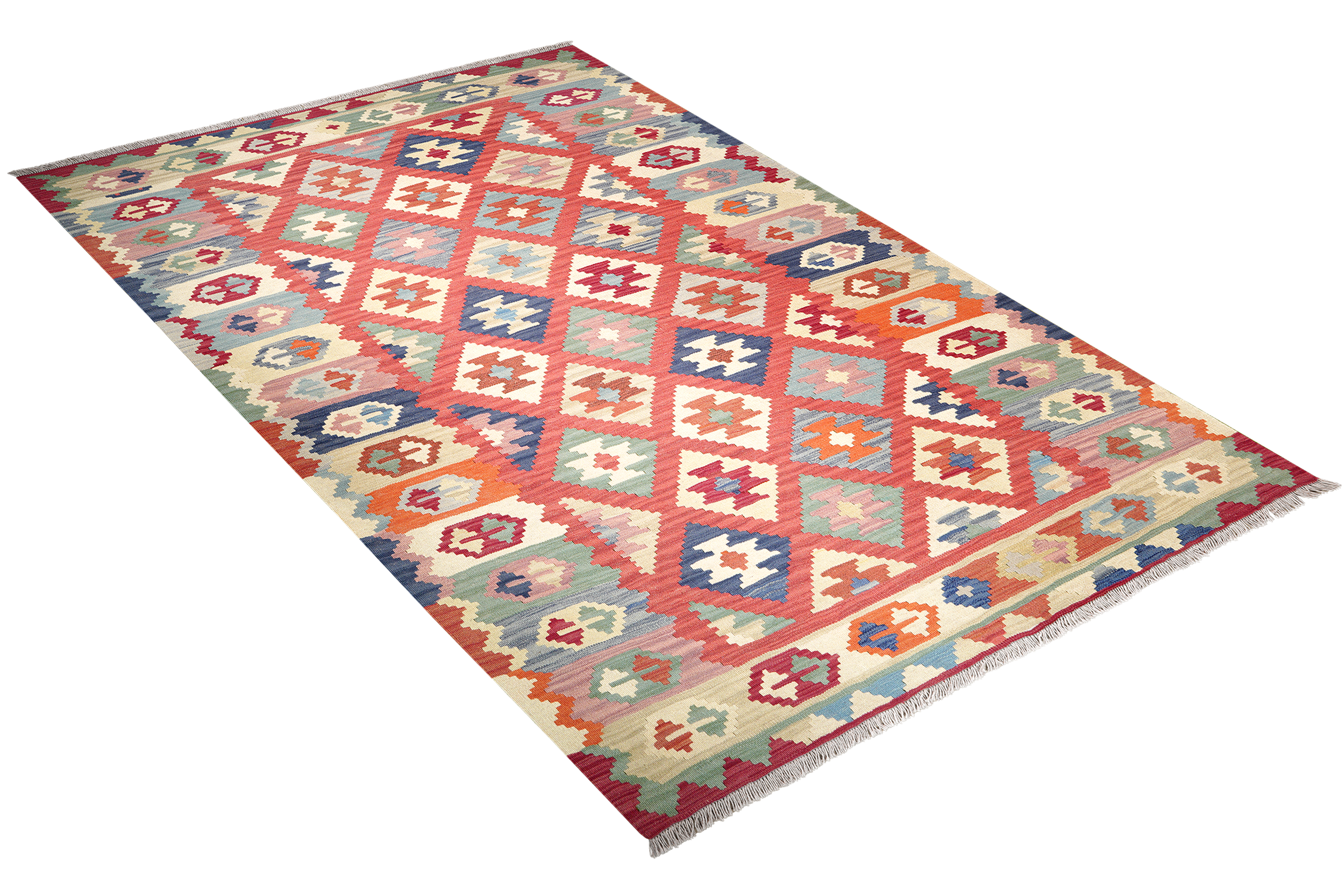 Kelim Gashgai Wool Multicolor