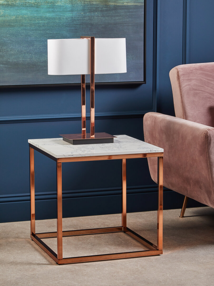 Allure Gebürstete Bronze Groß Beistelltisch