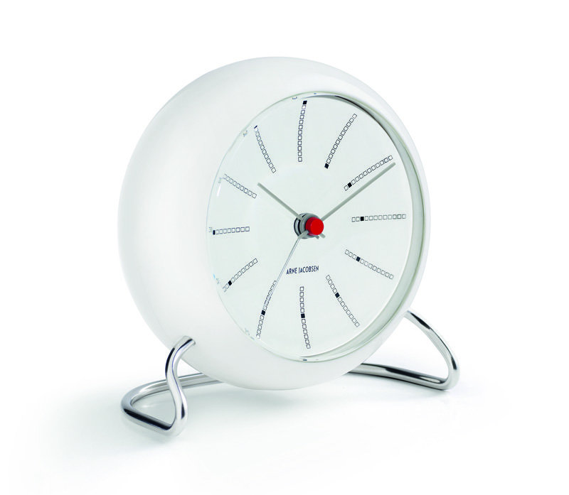 Aj Table Clock Bankers Weiß