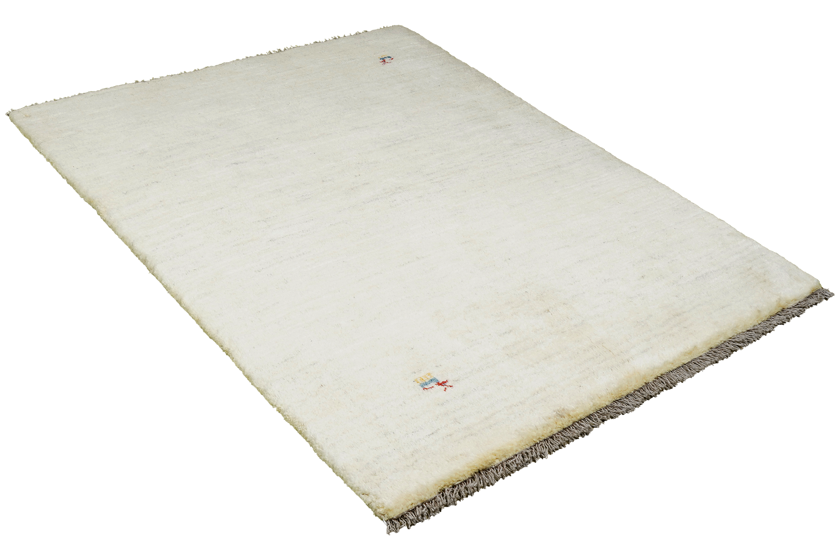 Rizbaf Gabbeh-Teppich Wolle Beige