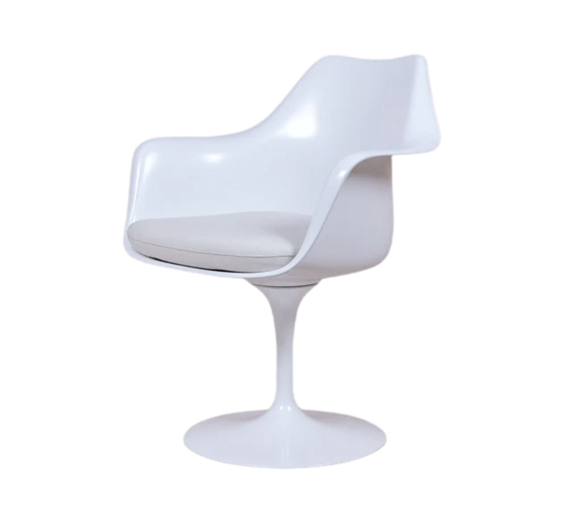 Knoll Saarinen Tulip Armchair Weiß