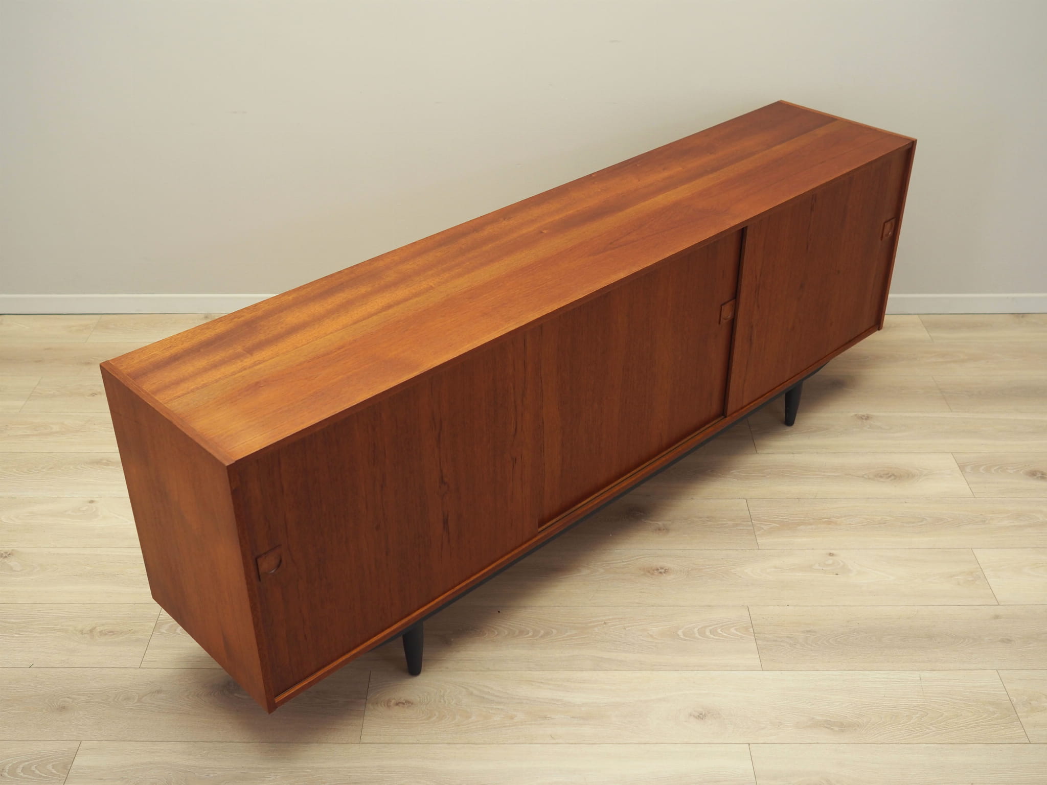 Vintage Sideboard Teakholz Braun 1970er Jahre