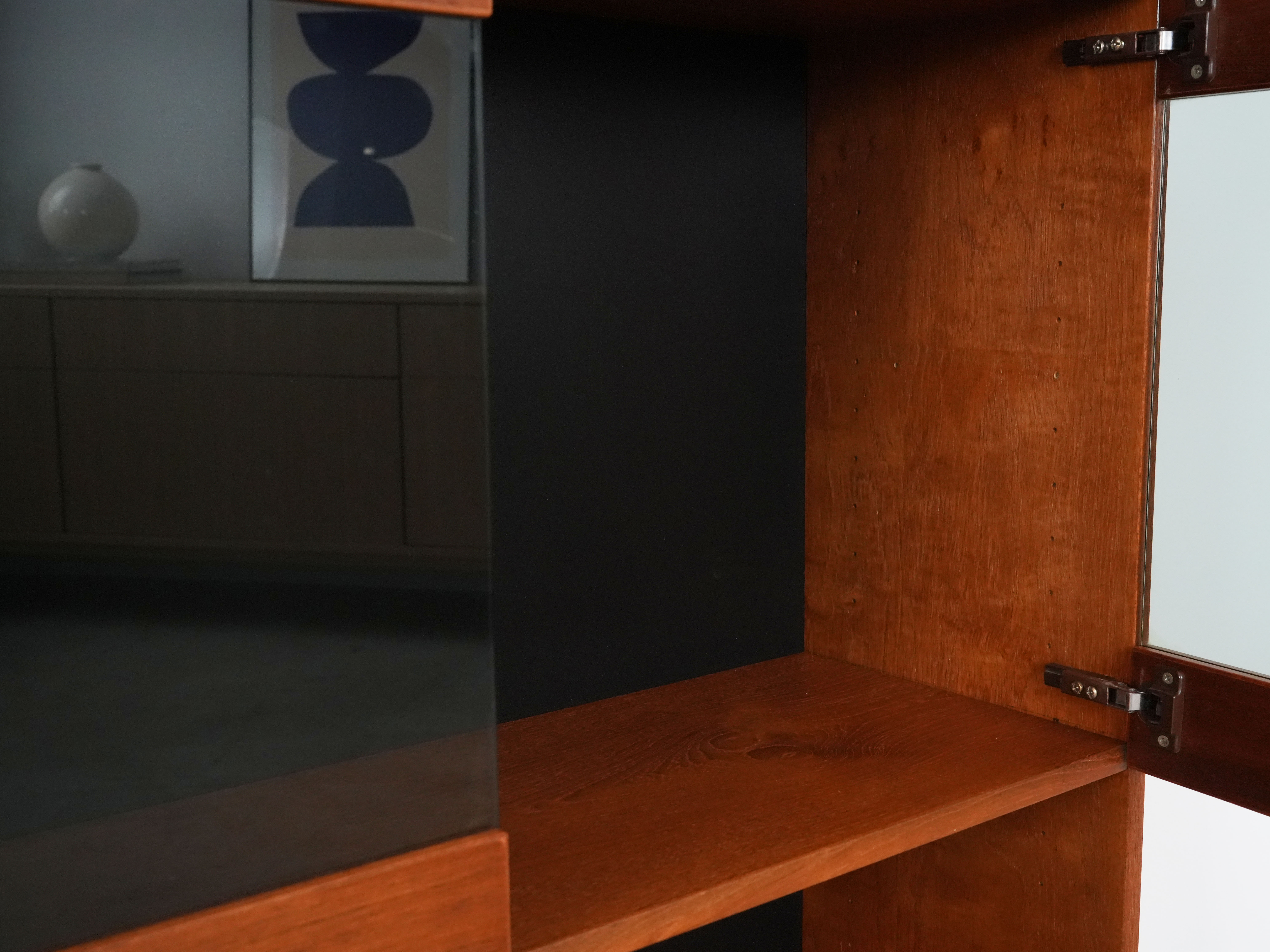 Display cabinet Teak wood 1970s