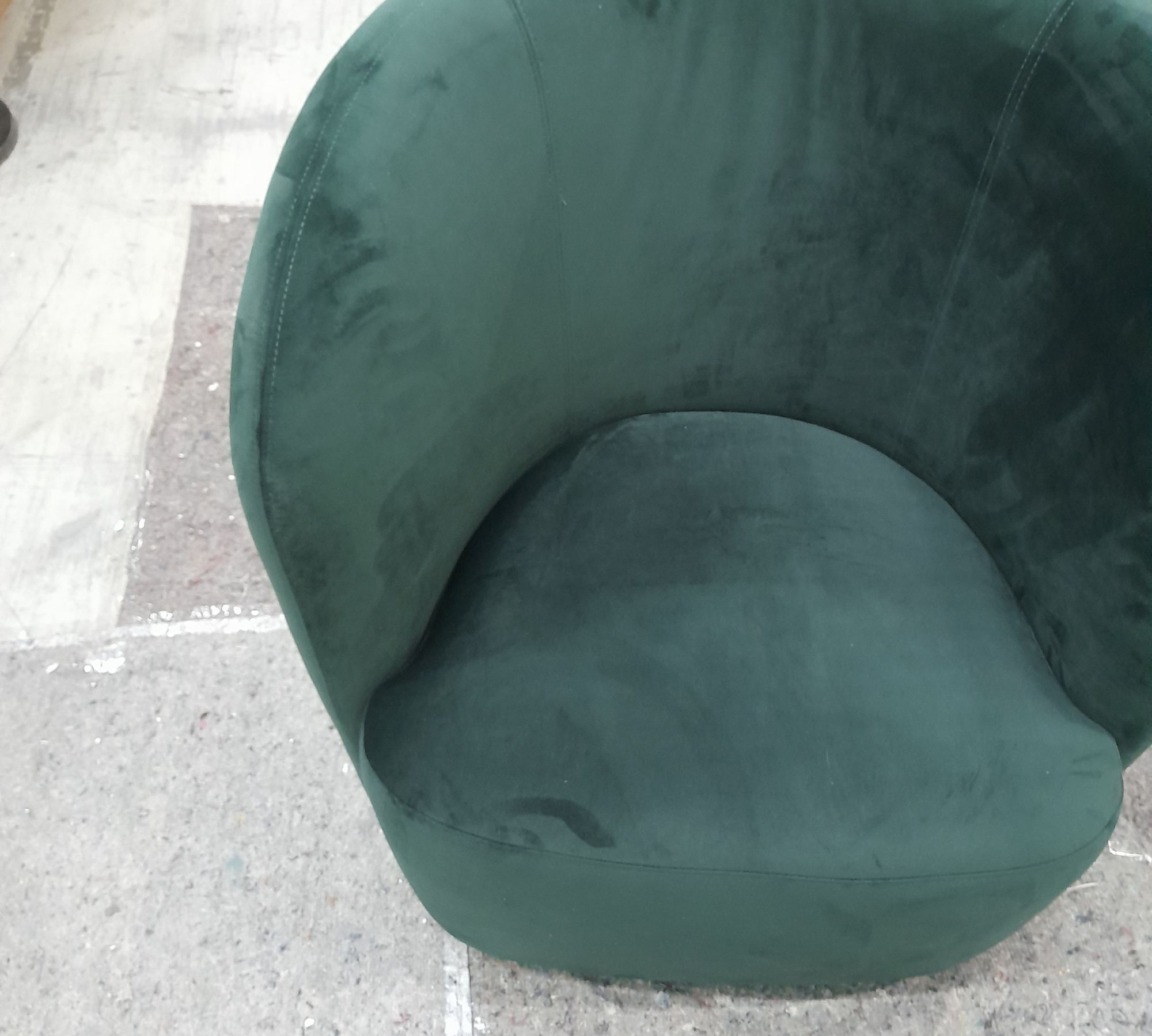 Blair Dreh-Sessel Velour Lux Dark Green