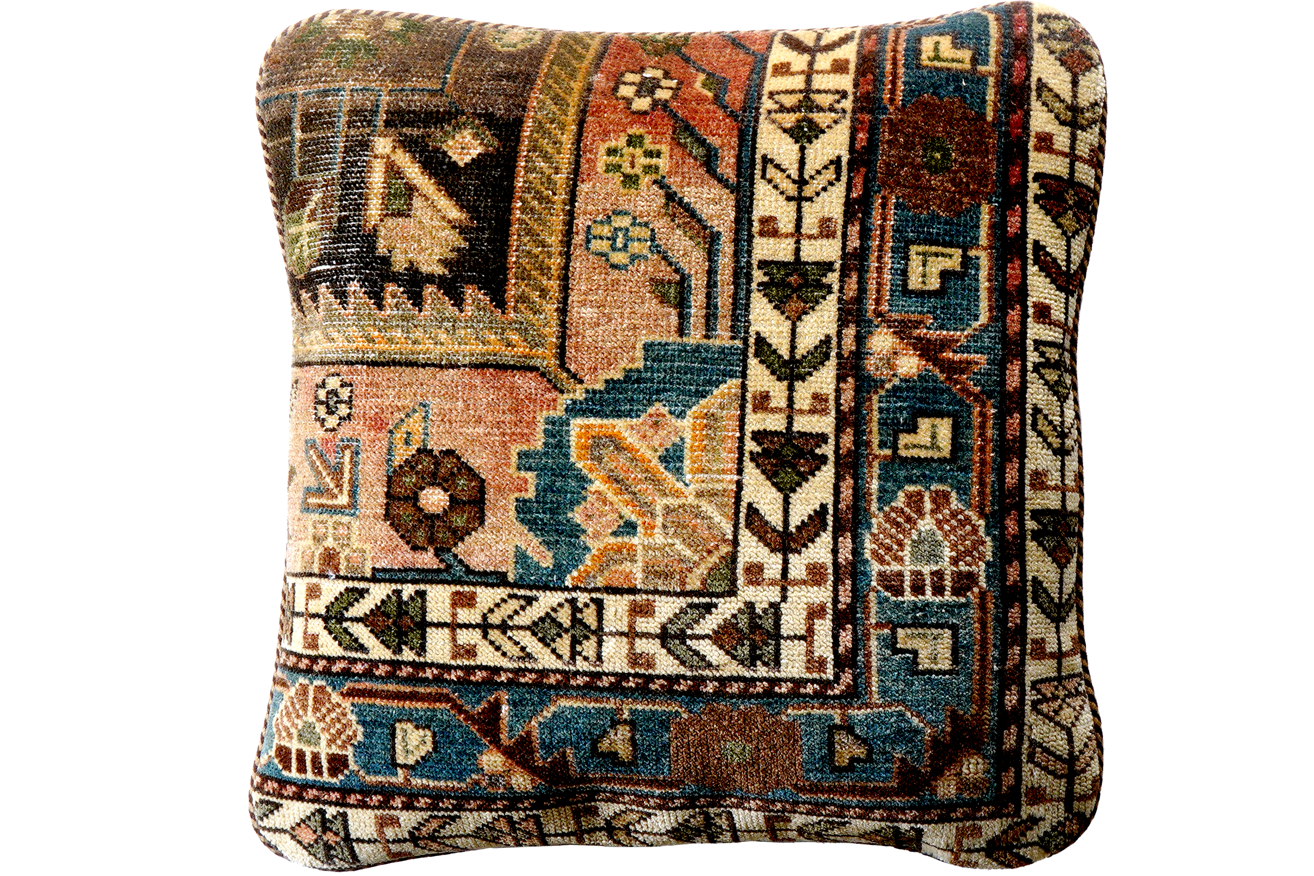 Heritage Arian Cushion Wool Brown