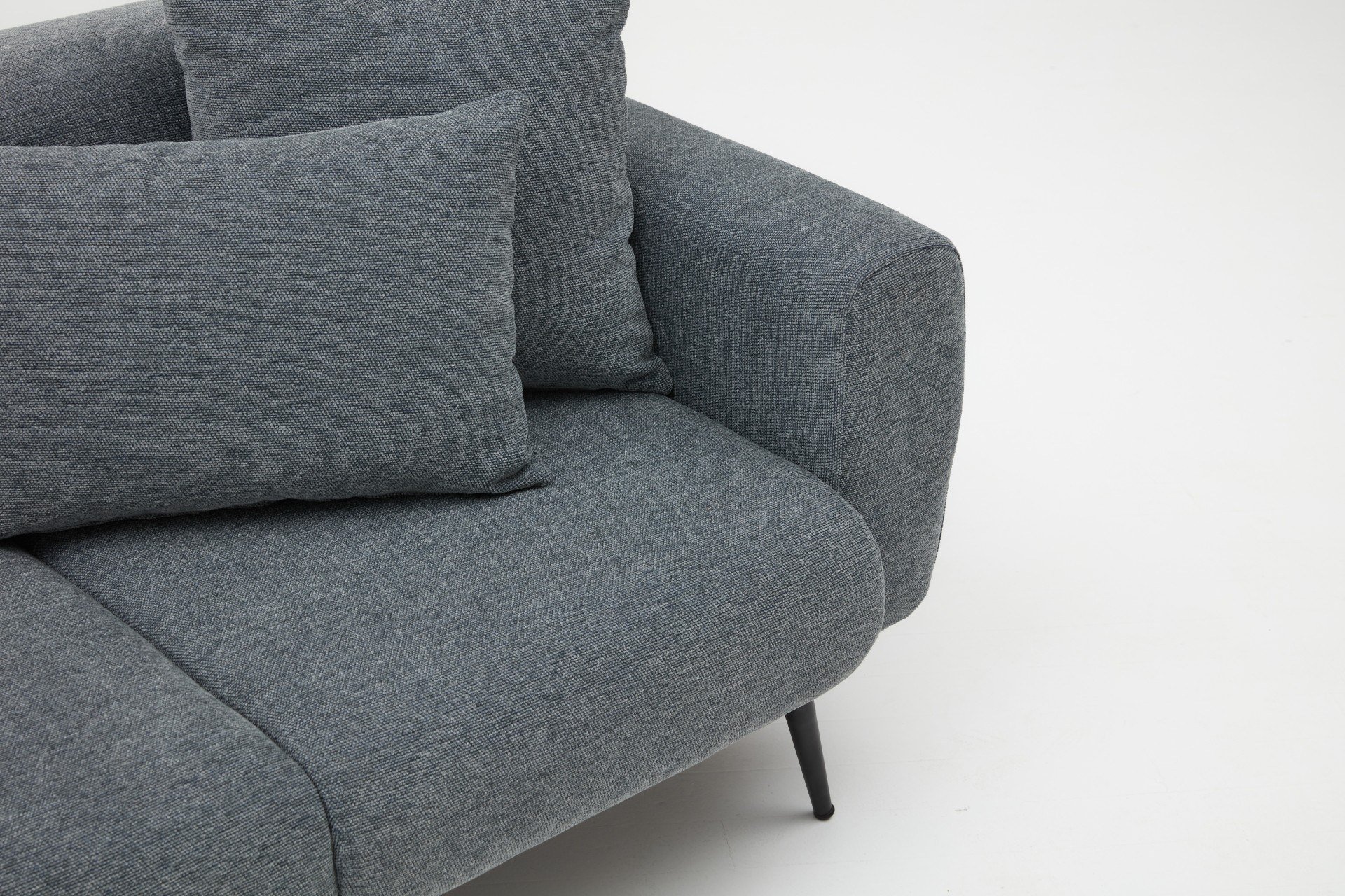 Side Sofa 3-Sitzer Anthrazit